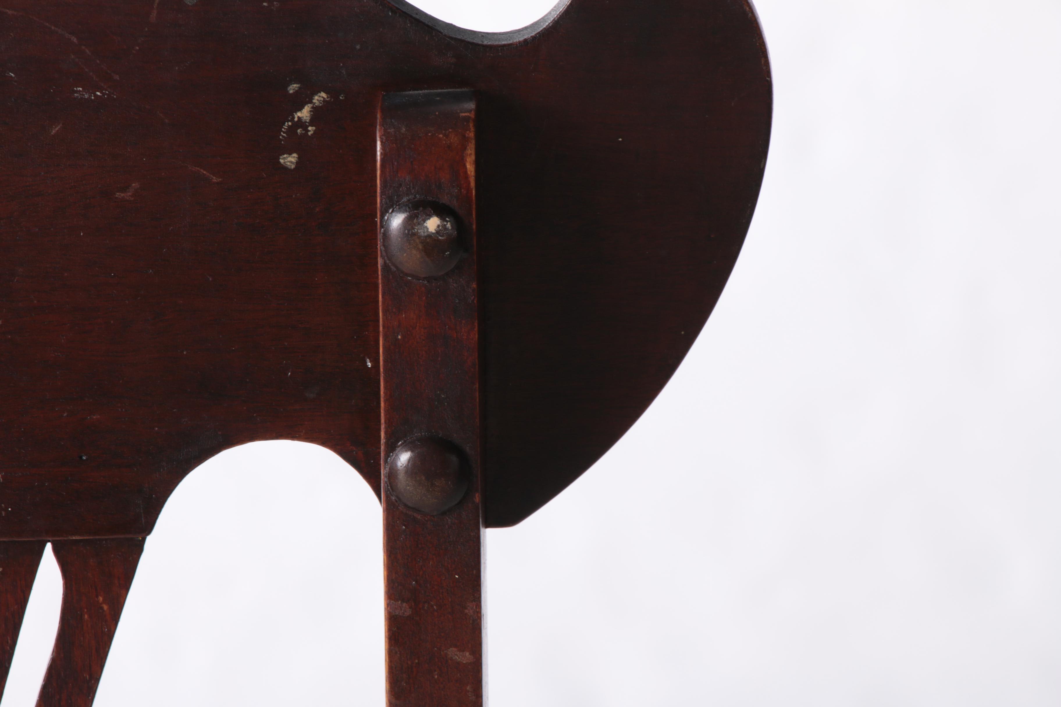 Chippendale Style Mahogany Finished Side Chair, 20th Century