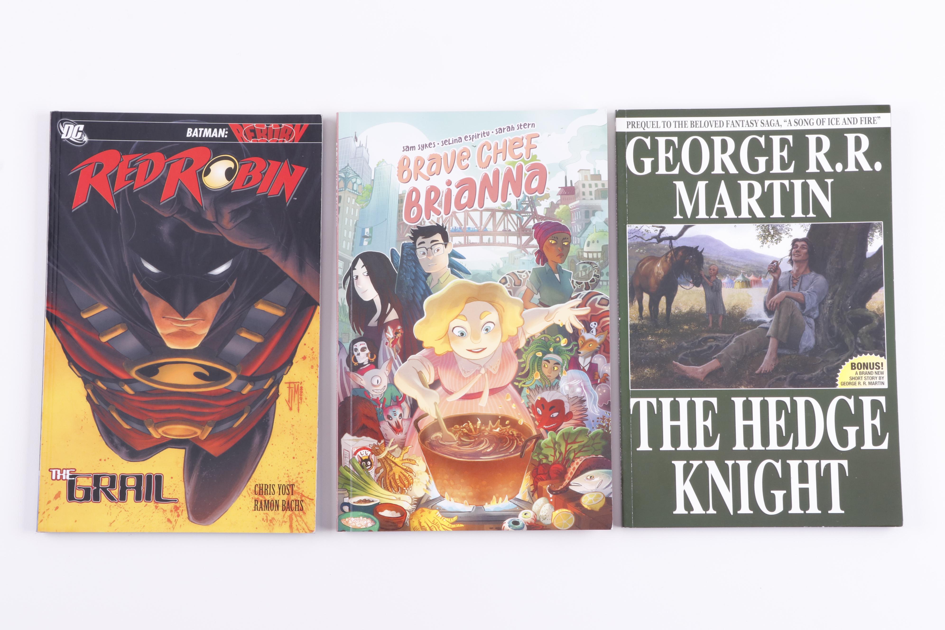 Modern Age Graphic Novels including "The Walking Dead" and "The Sandman"