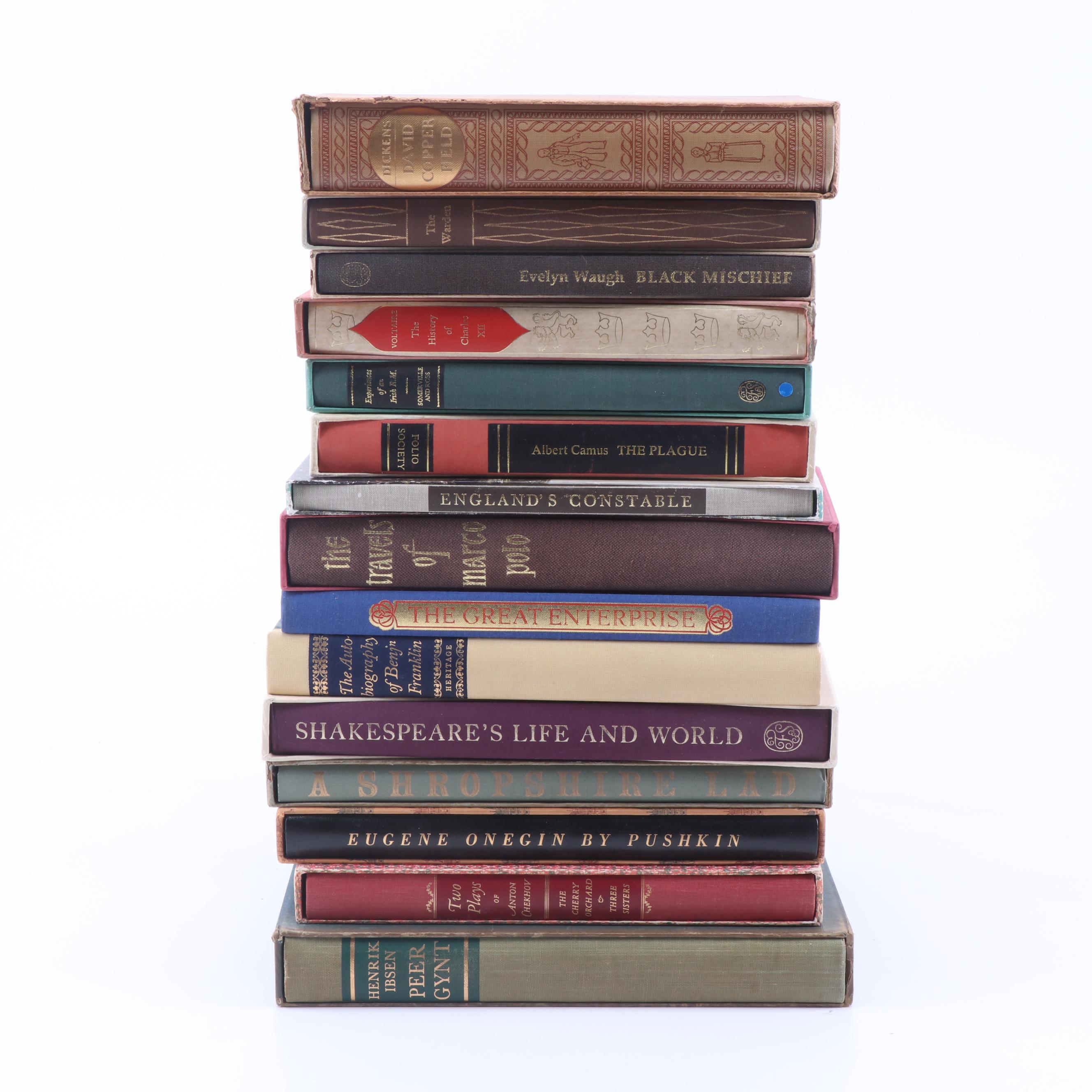 The Heritage Press and The Folio Society Editions of Classics and Plays