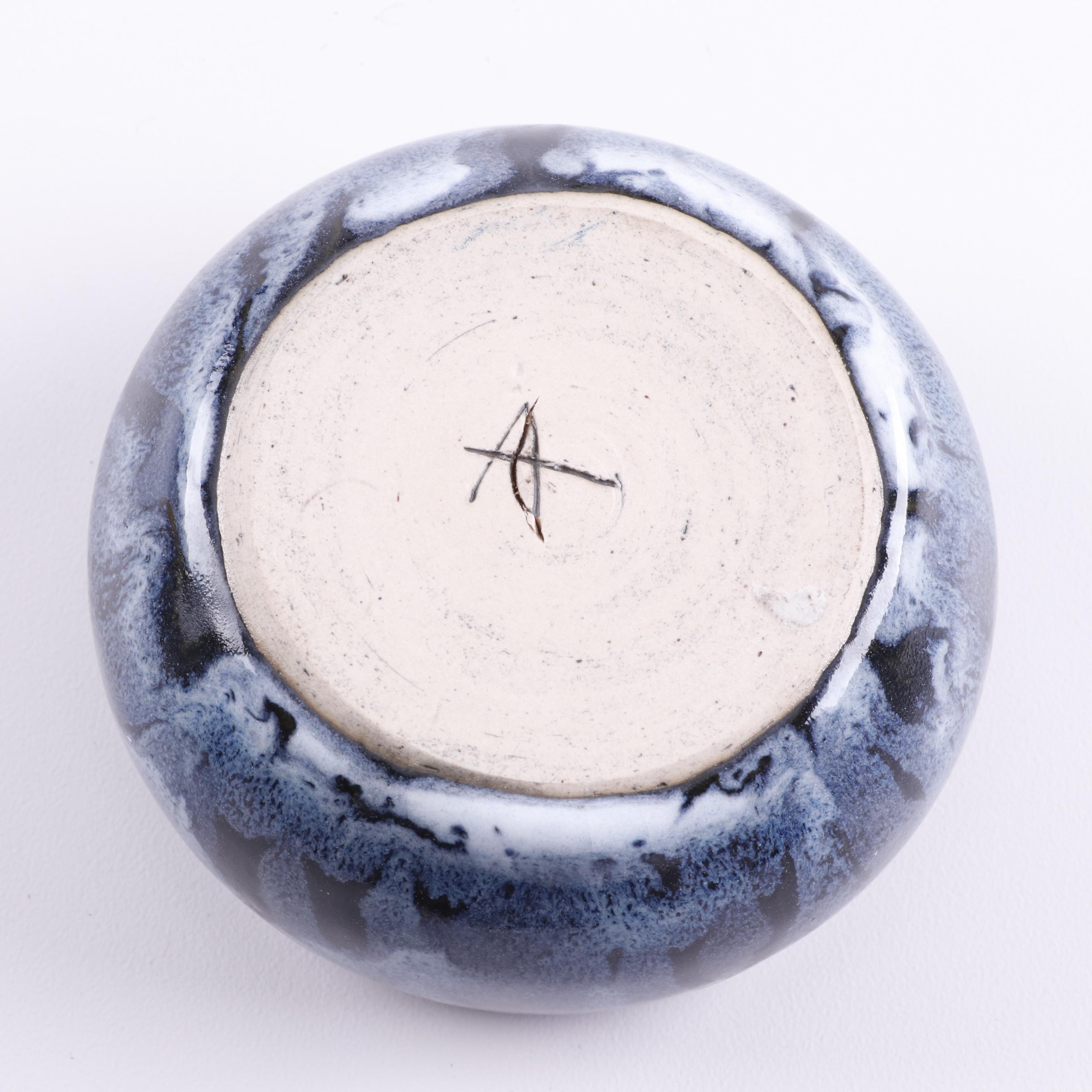 Signed Hand Thrown Vases and Bowl