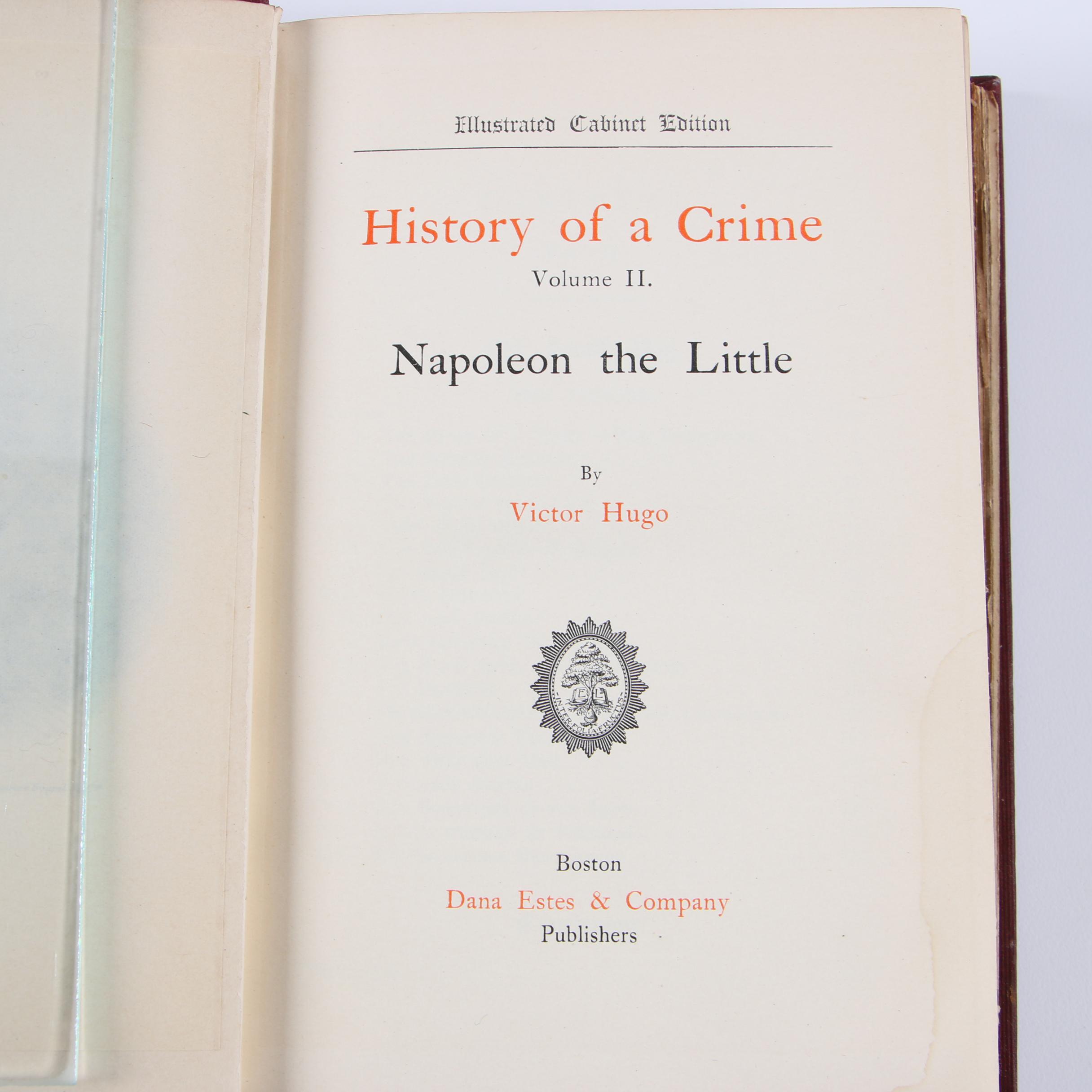 "The Works of Victor Hugo" Illustrated Cabinet Edition, Circa 1910s