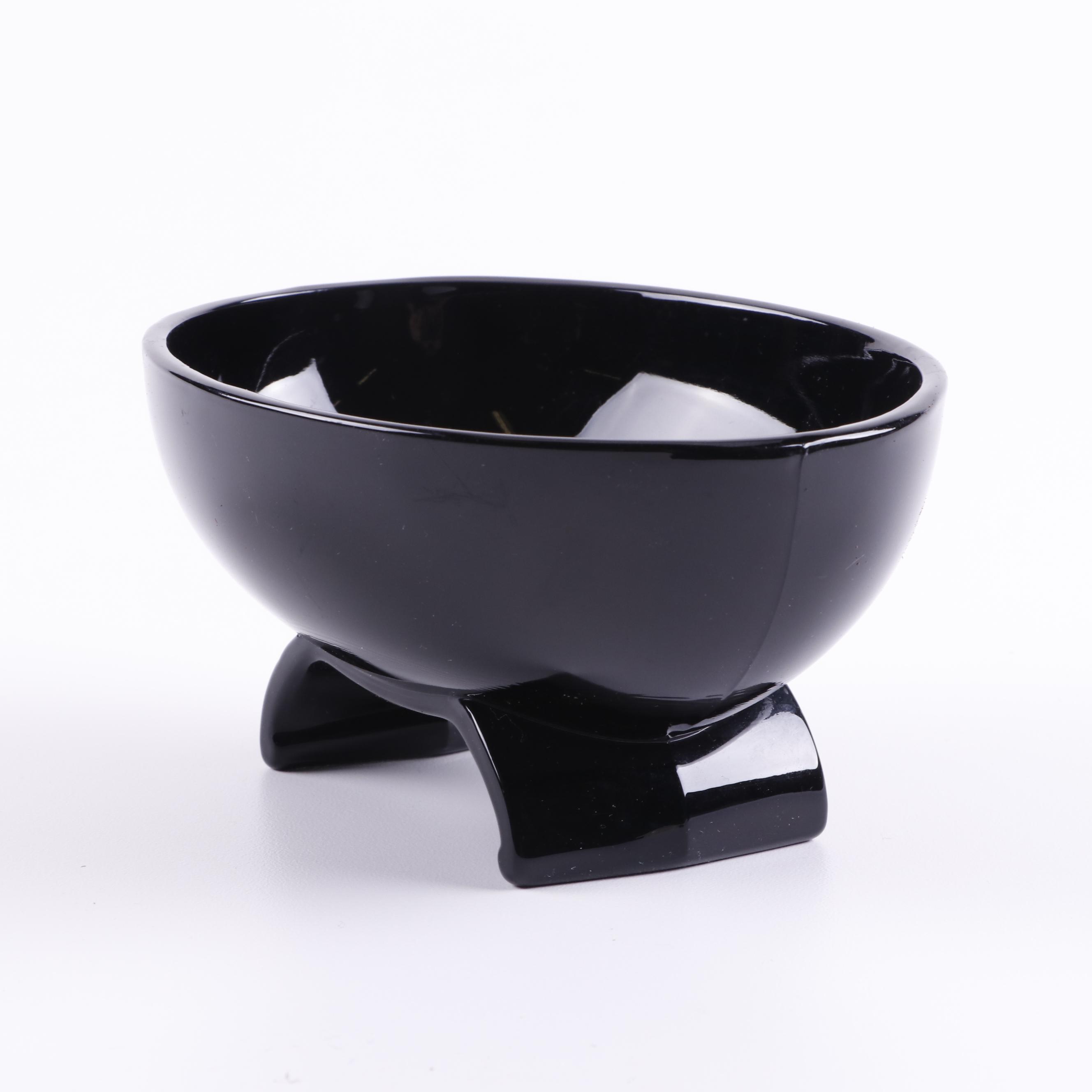 Ceramic Vase with Glass Frog Insert