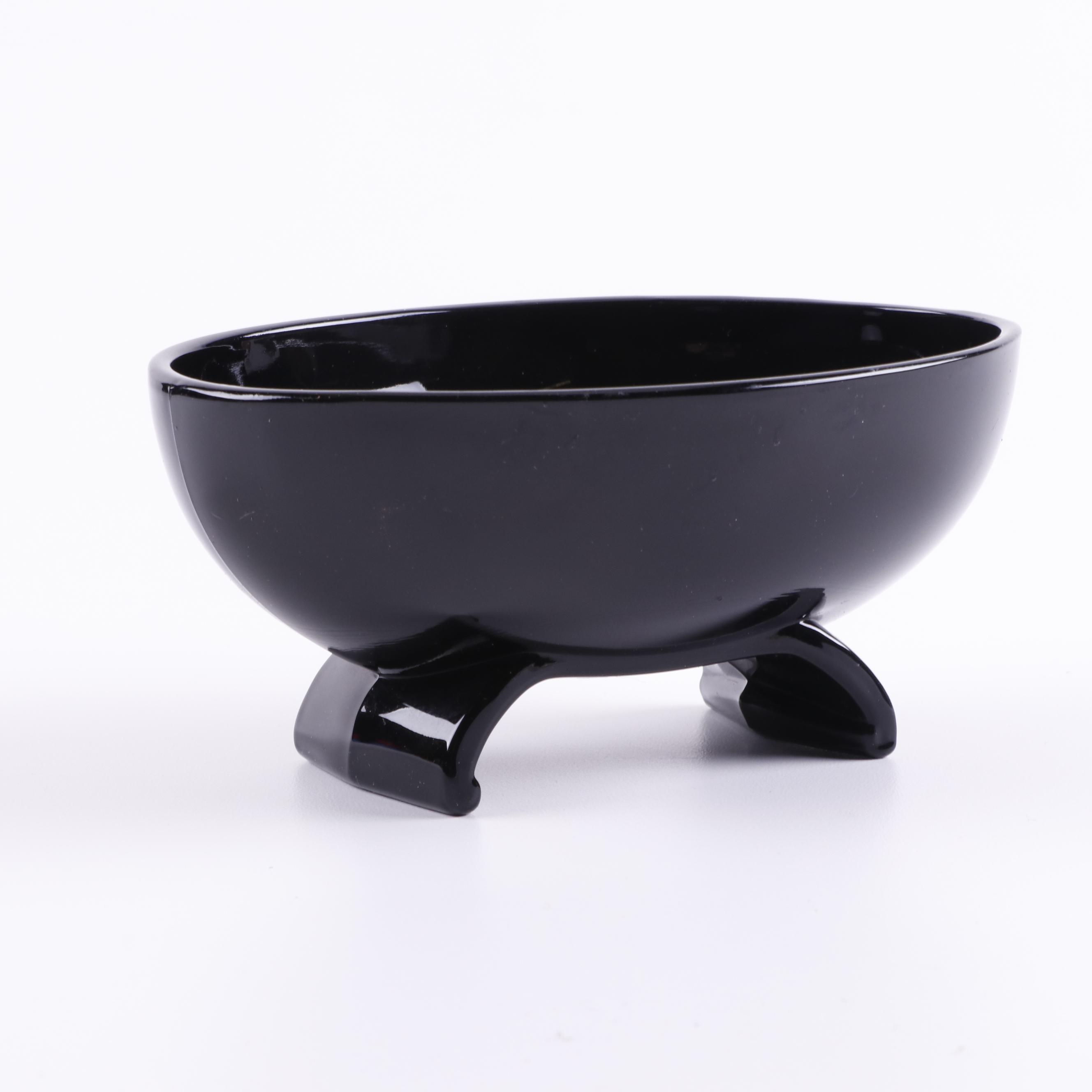 Ceramic Vase with Glass Frog Insert