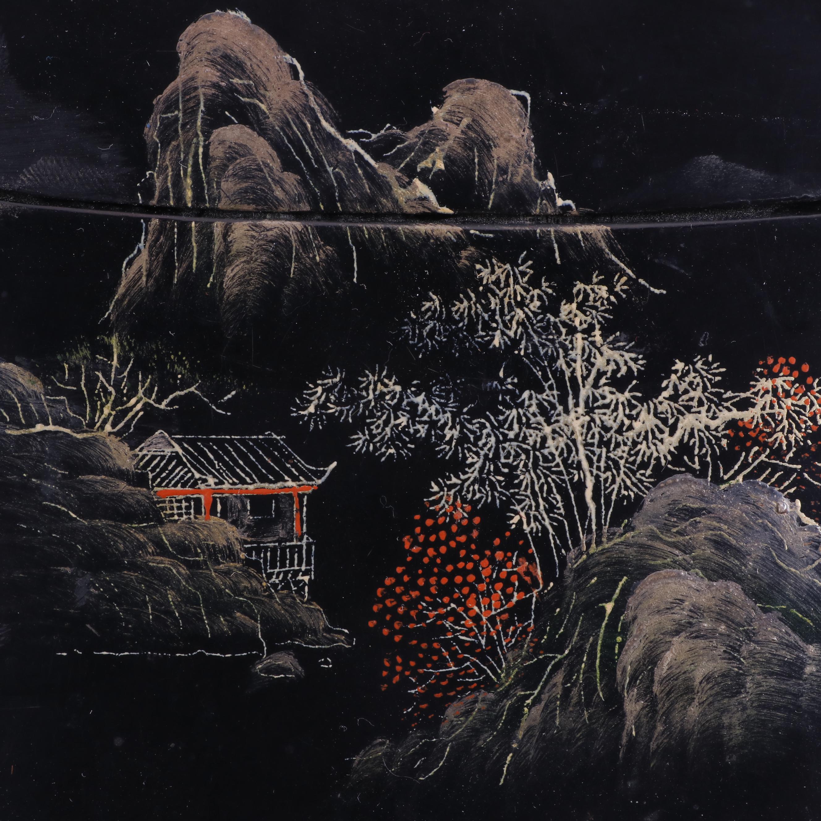 Vintage Japanese Hand-Painted Cigarette Case