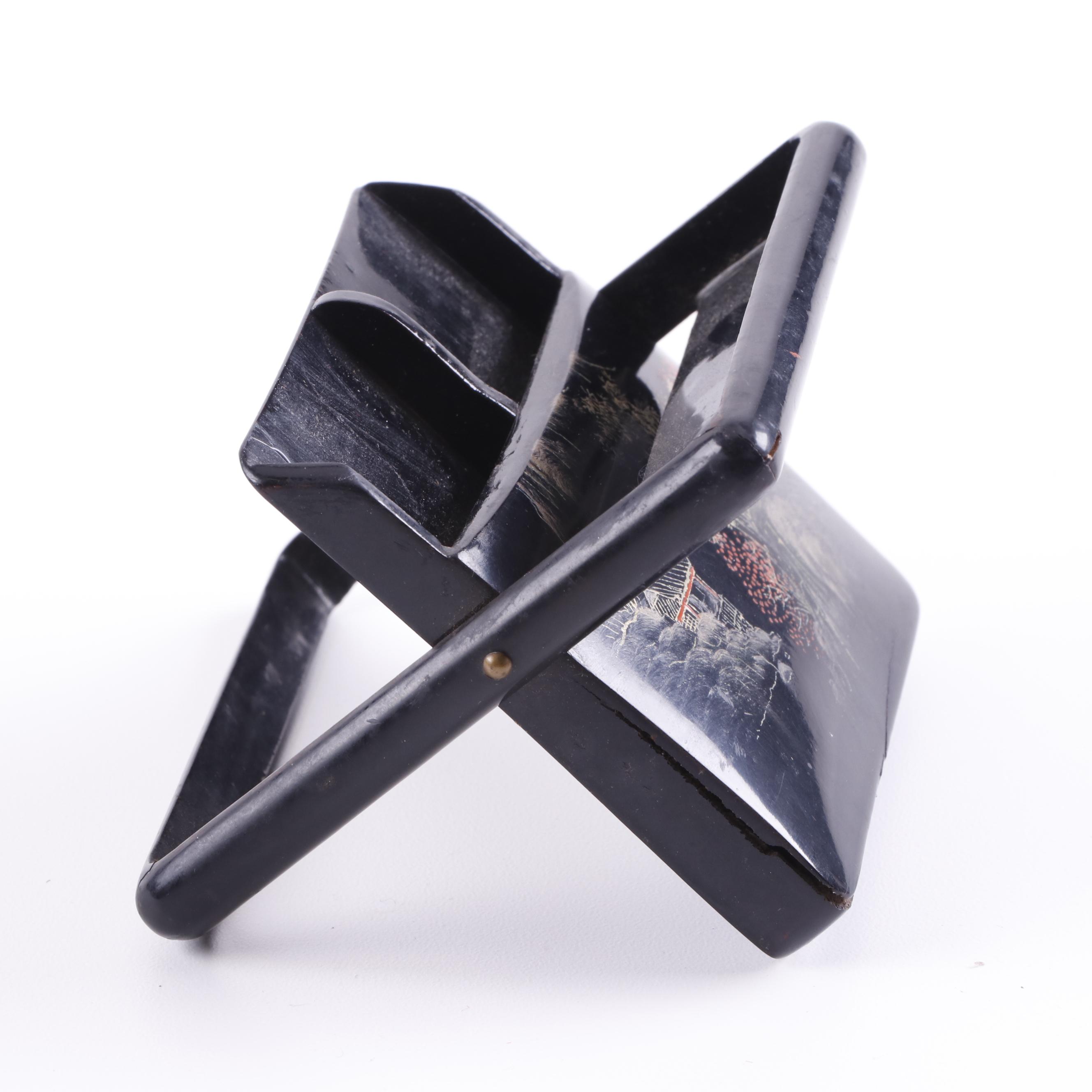 Vintage Japanese Hand-Painted Cigarette Case