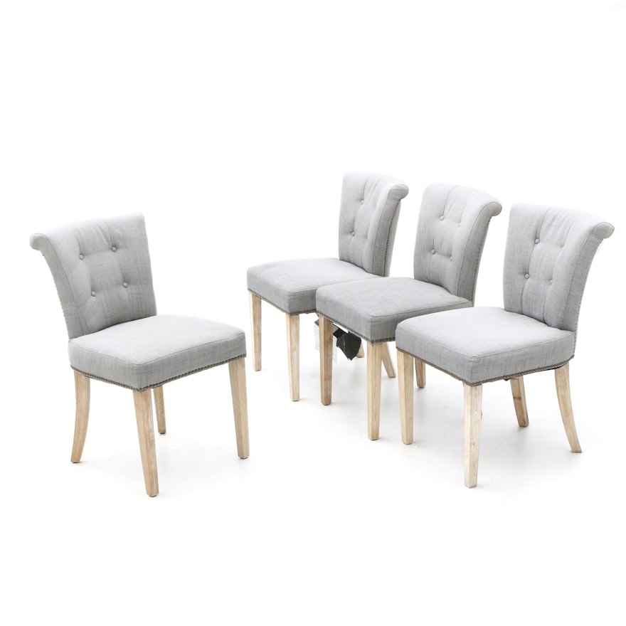 Four Upholstered Dinning Chairs