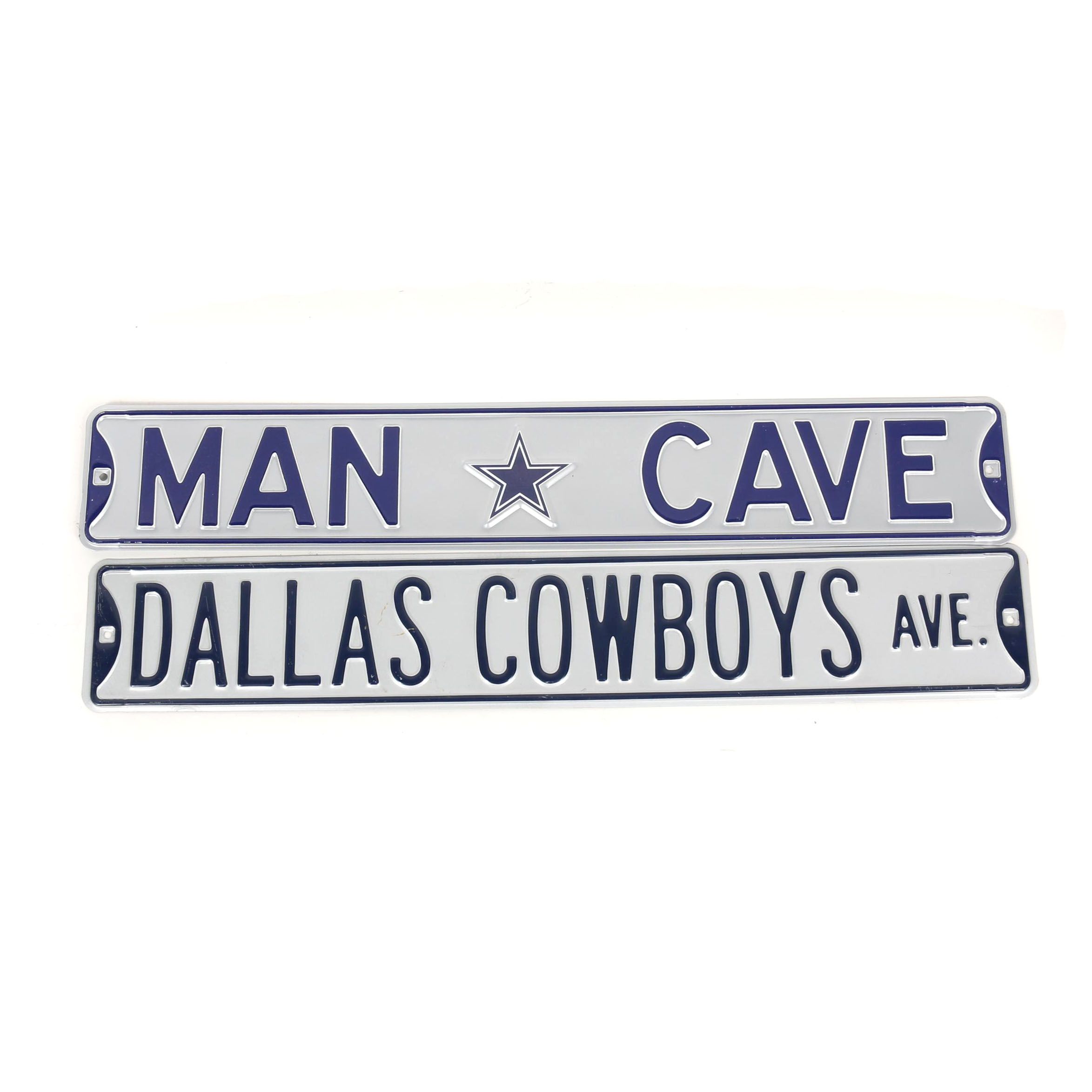 Dallas Cowboys Ave and Man Cave Novelty Signs