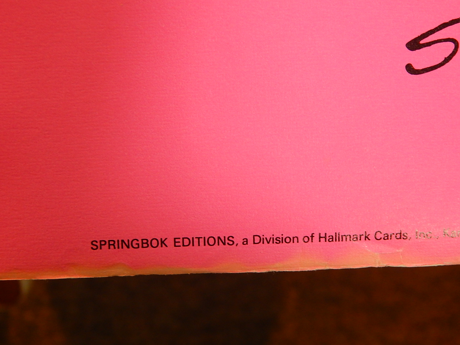 1965 United Feature Syndicate Snoopy and Woodstock 20" x 28" Poster