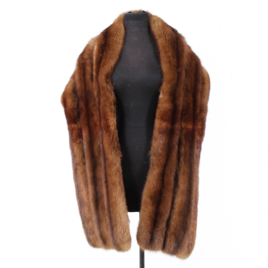 Sable Fur Stole Wrap