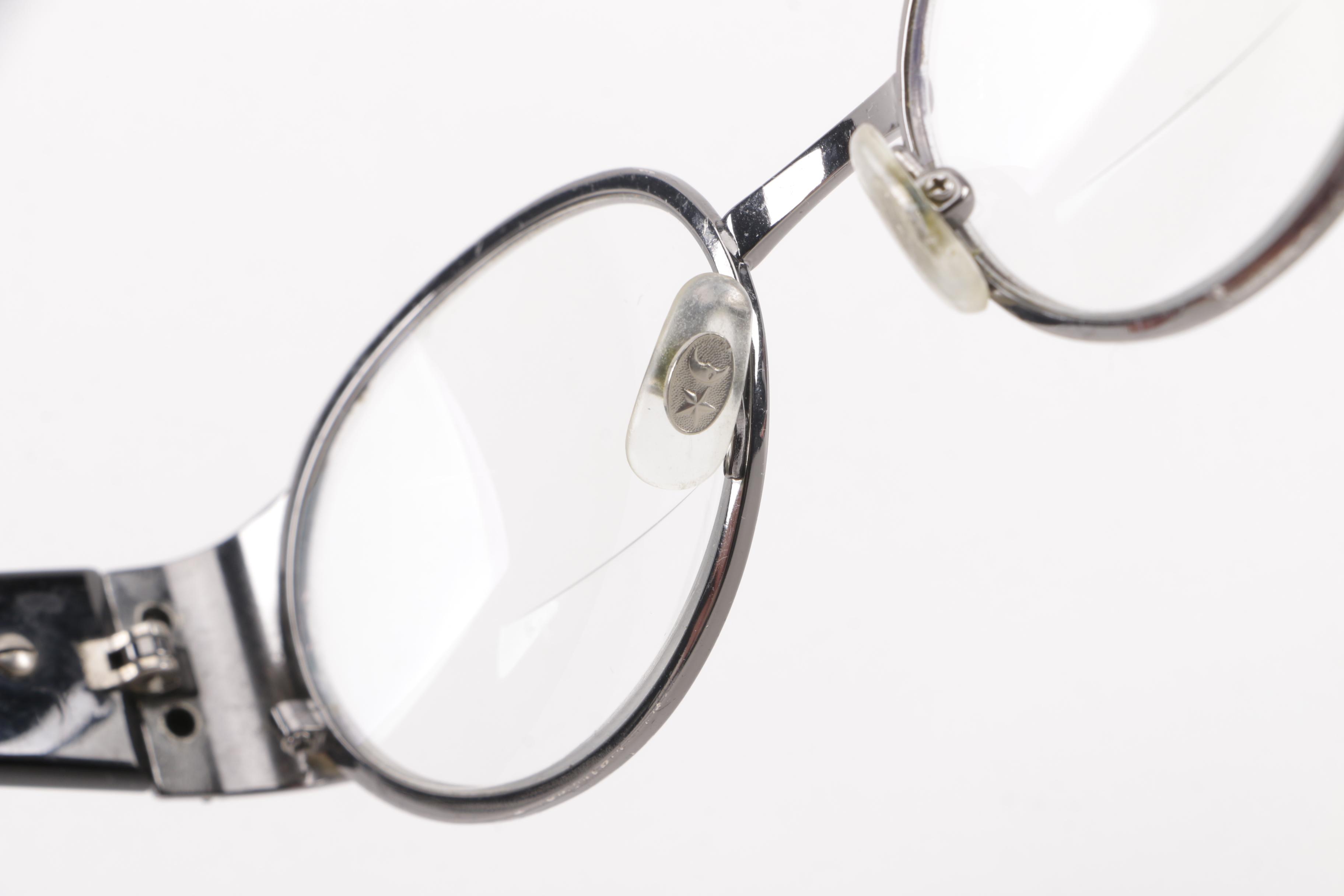 Kieselstein-Cord Kaycee Prescription Eyeglasses with Alligator Accents