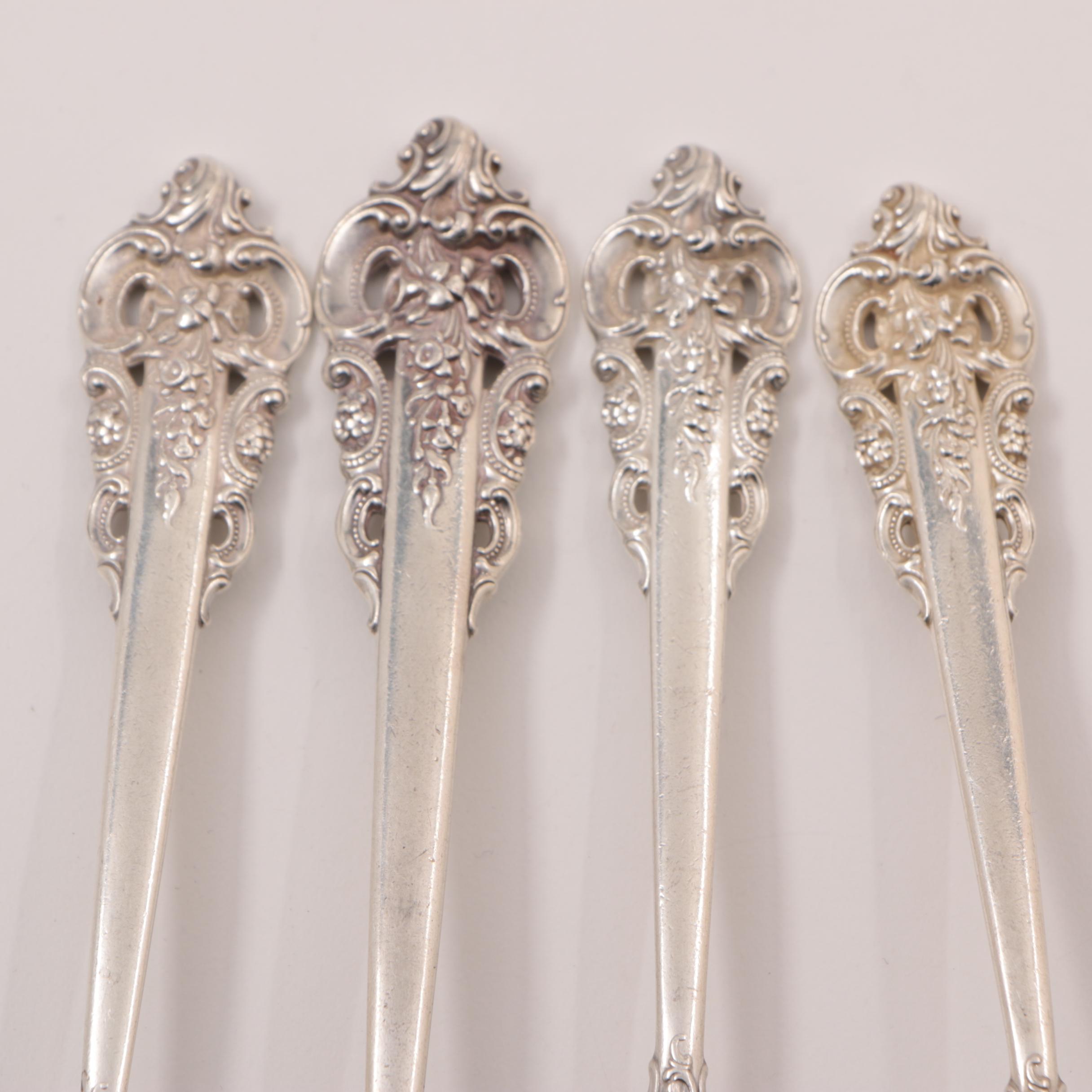American Sterling Silver Flatware Service from Wallace, "Grand Baroque"
