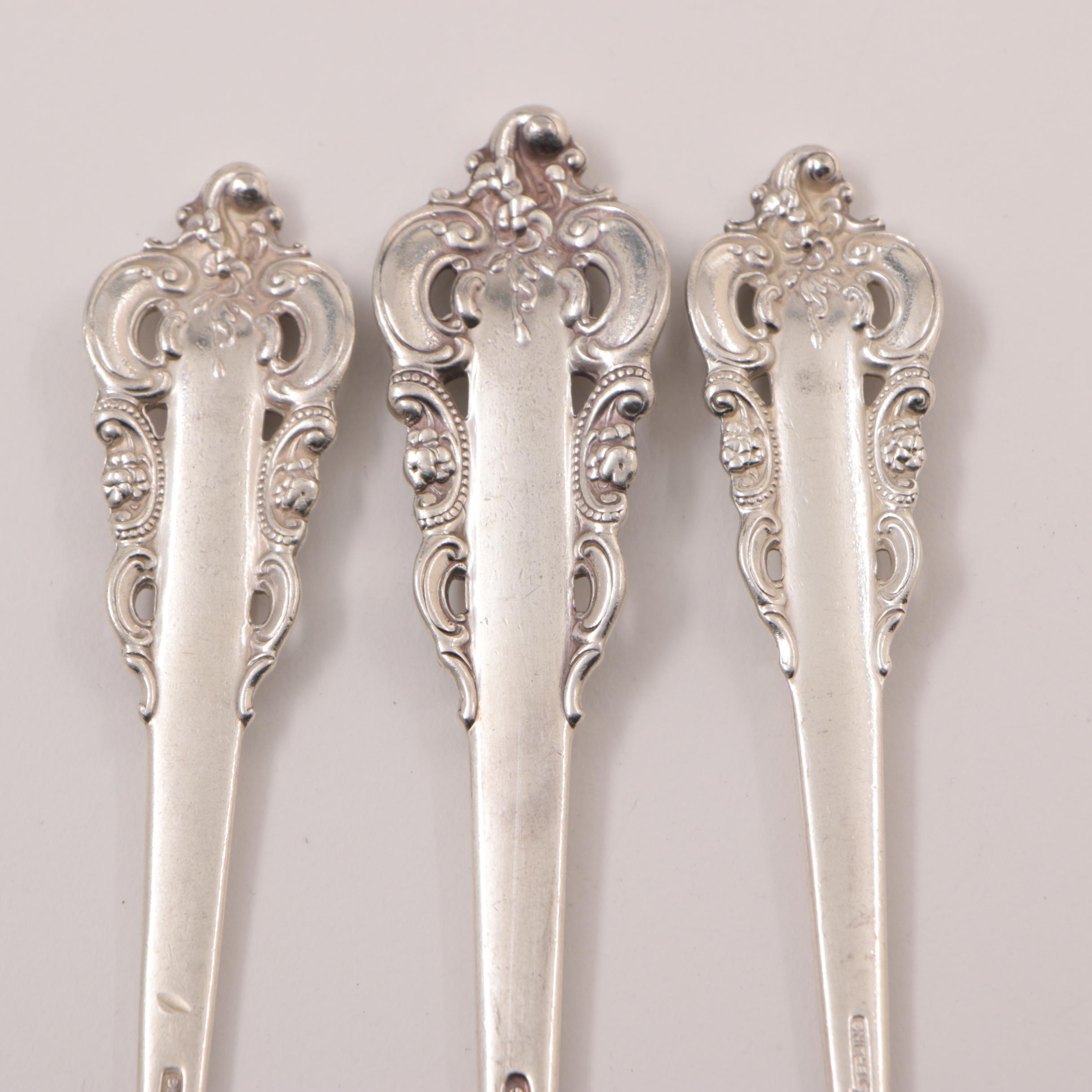 American Sterling Silver Flatware Service from Wallace, "Grand Baroque"