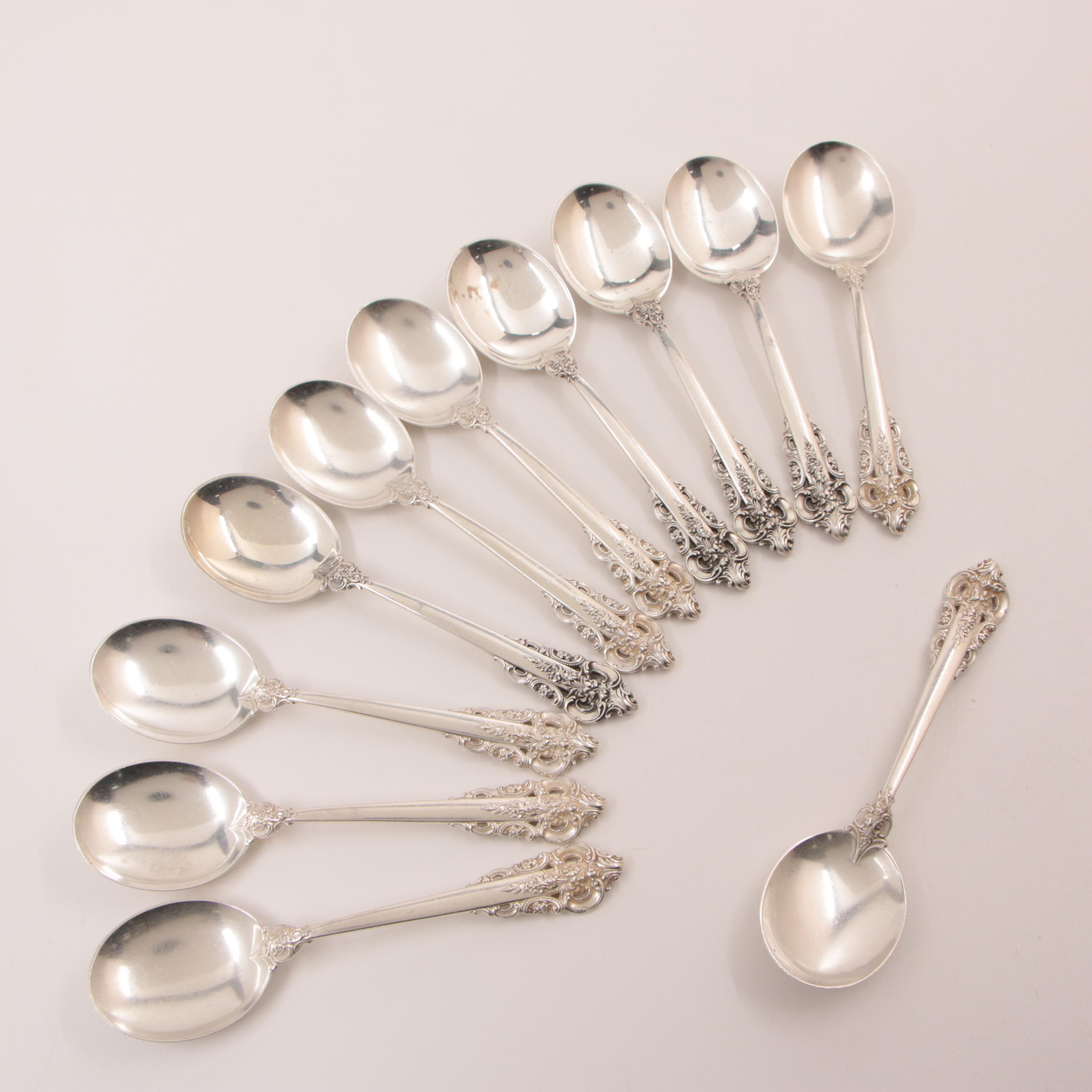American Sterling Silver Flatware Service from Wallace, "Grand Baroque"