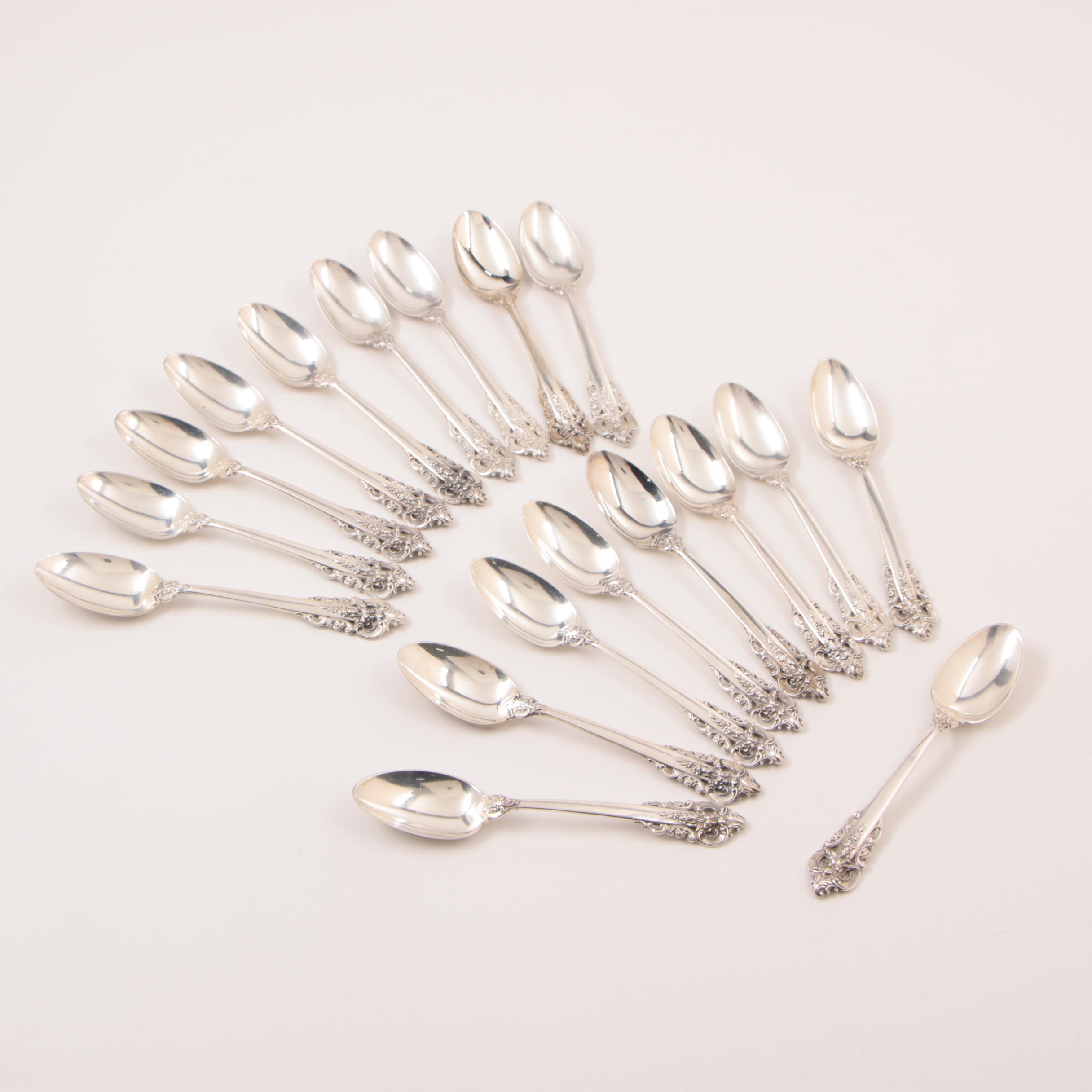 American Sterling Silver Flatware Service from Wallace, "Grand Baroque"