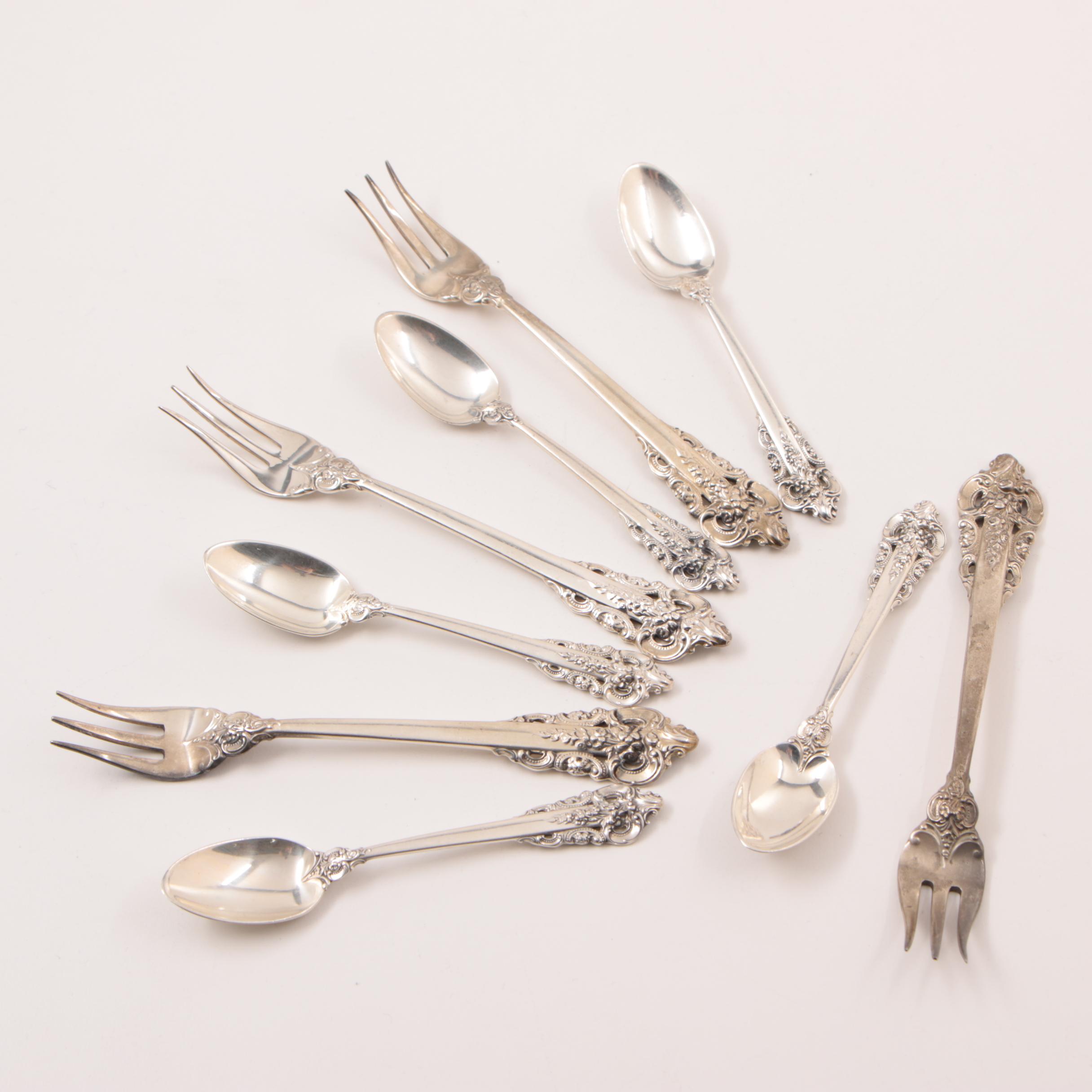 American Sterling Silver Flatware Service from Wallace, "Grand Baroque"