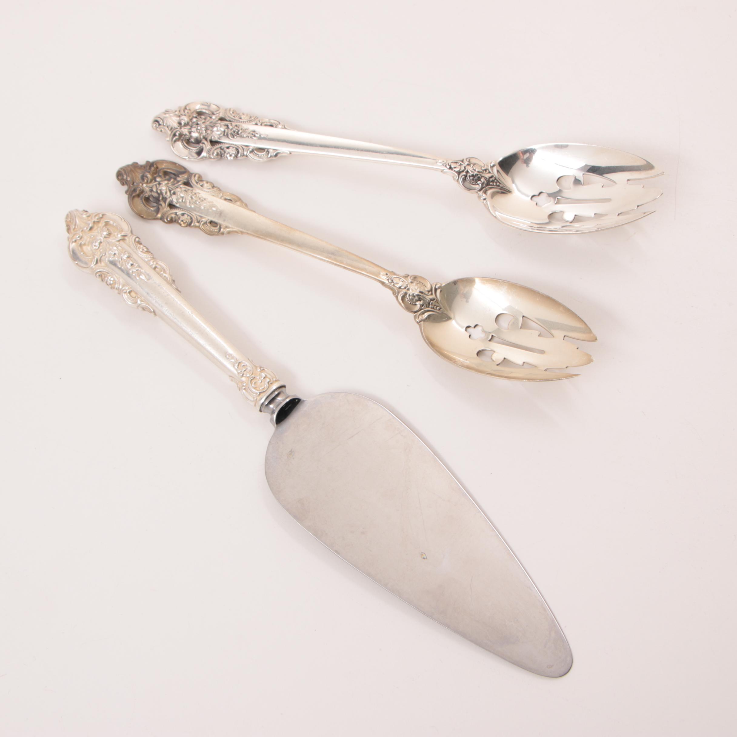 American Sterling Silver Flatware Service from Wallace, "Grand Baroque"
