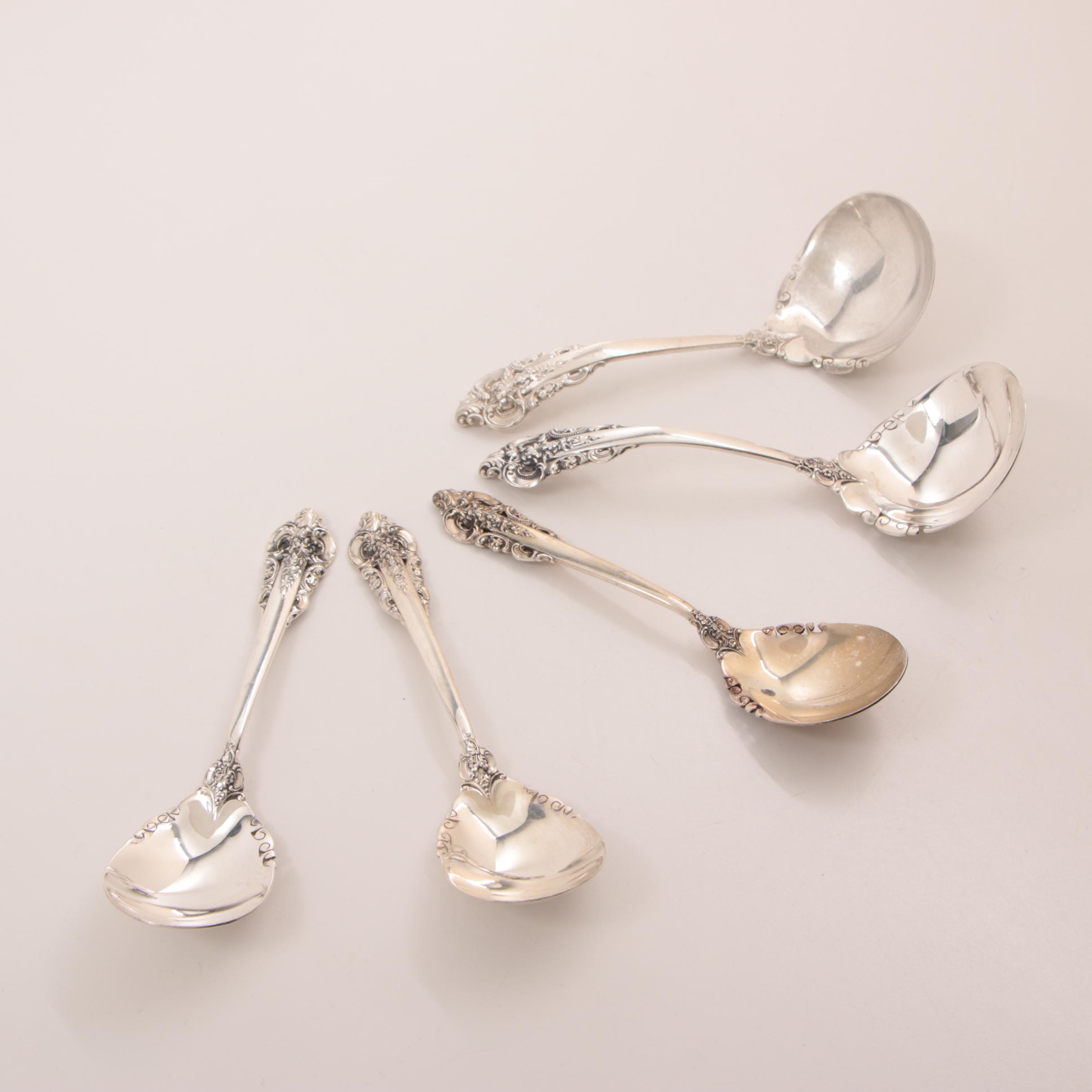 American Sterling Silver Flatware Service from Wallace, "Grand Baroque"