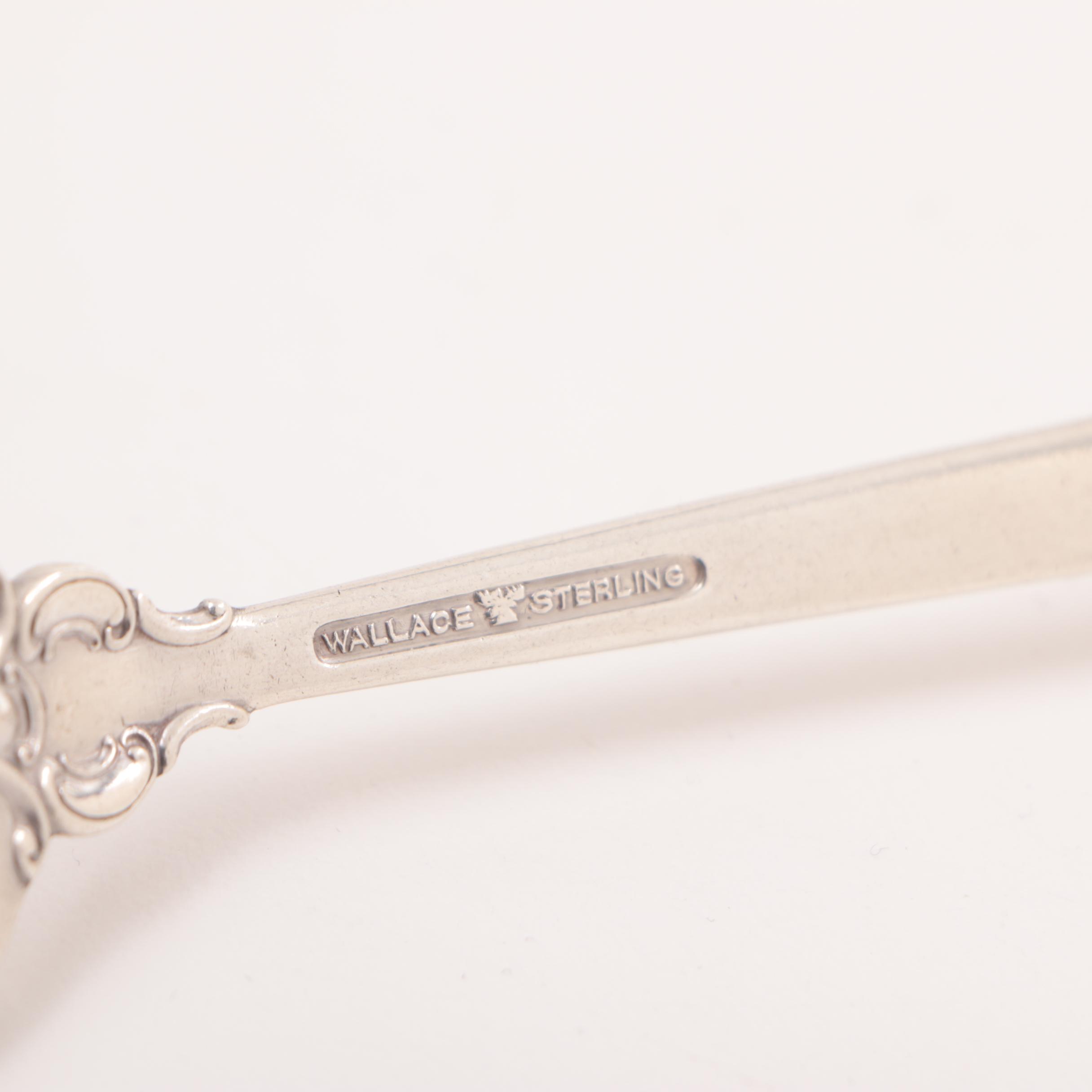 American Sterling Silver Flatware Service from Wallace, "Grand Baroque"