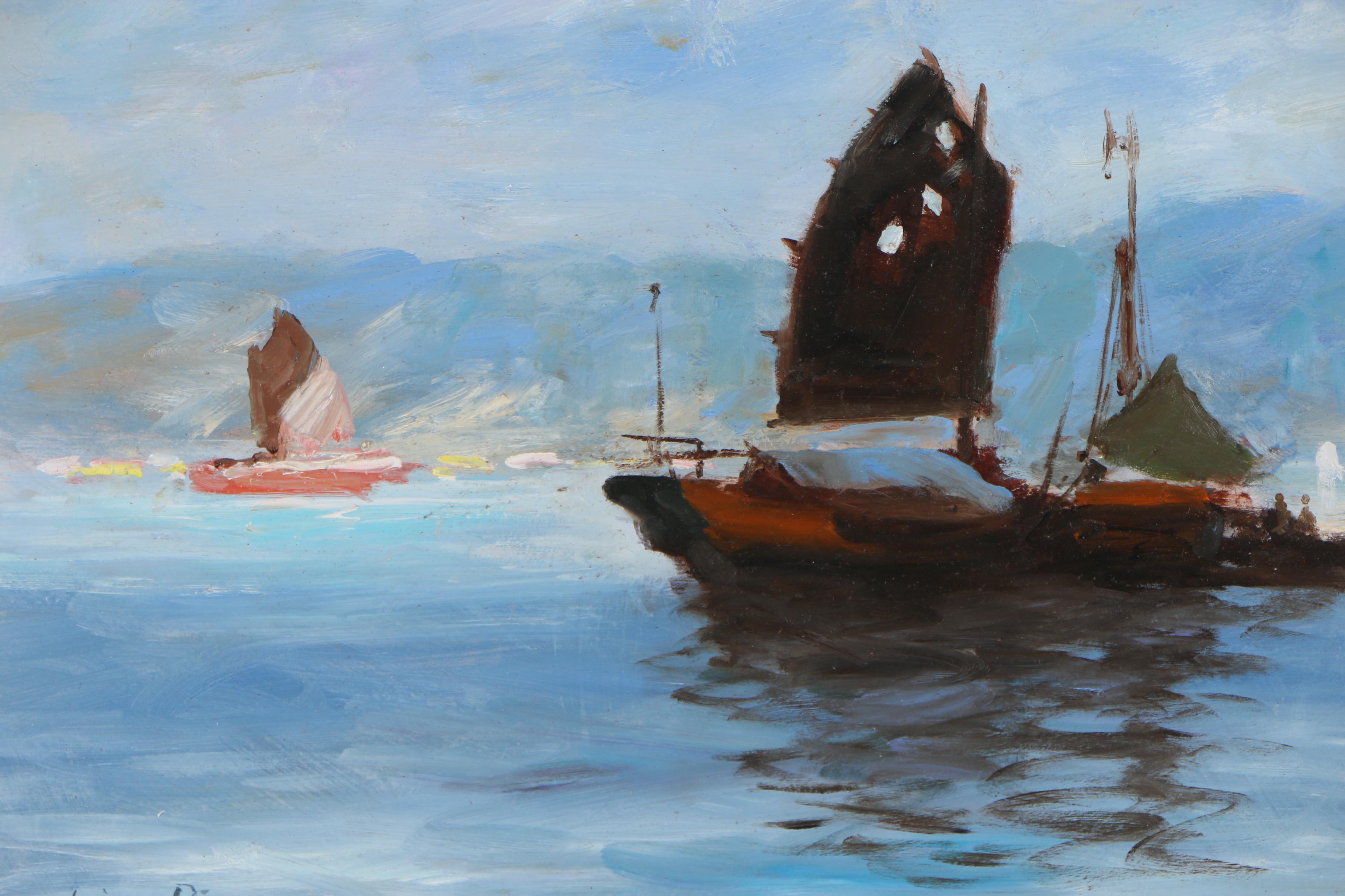 Nino Pippa Oil Painting "The Chinese Junk"