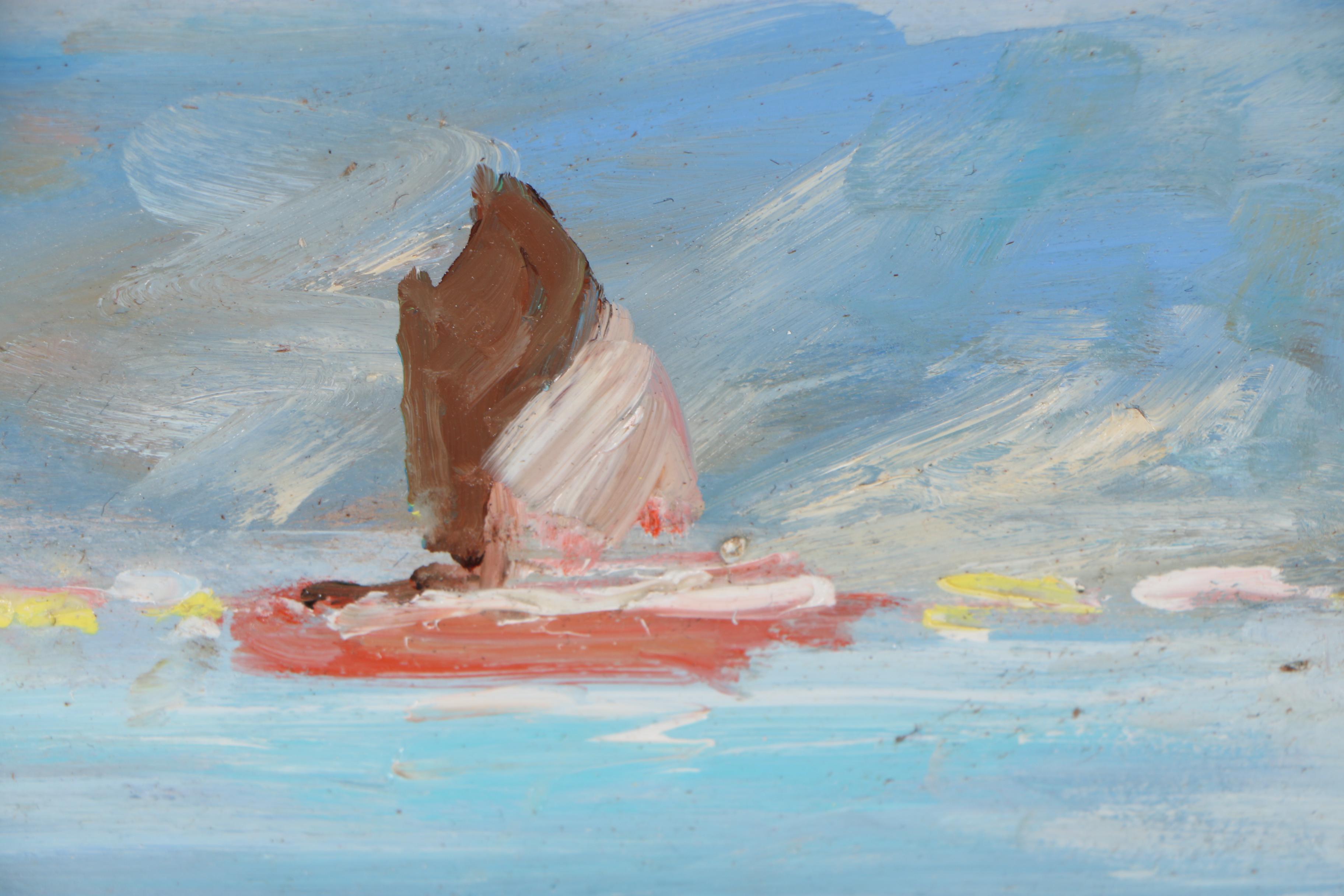 Nino Pippa Oil Painting "The Chinese Junk"