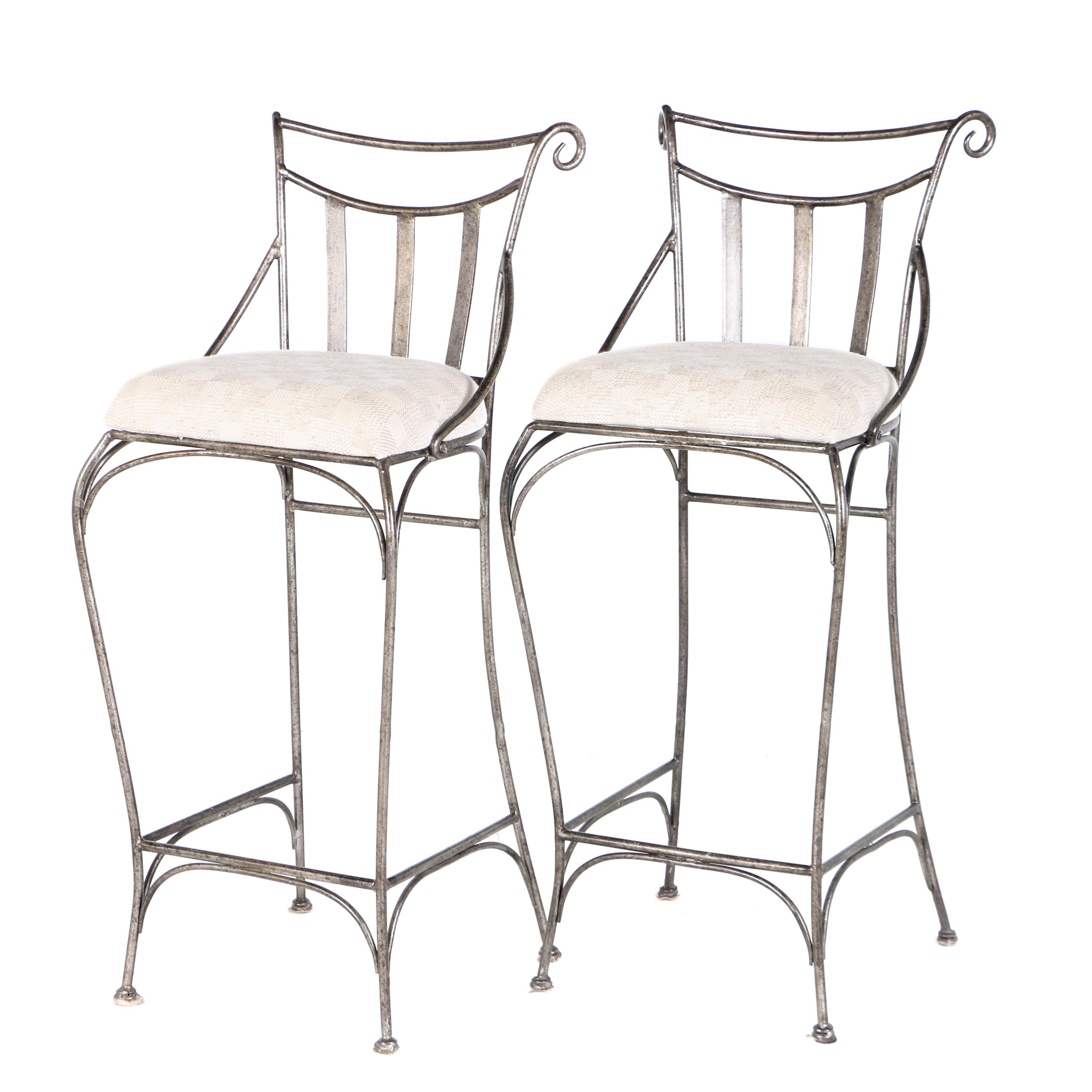 Pair of Contemporary Wire Barstools by Pt. Hakaya Indomas
