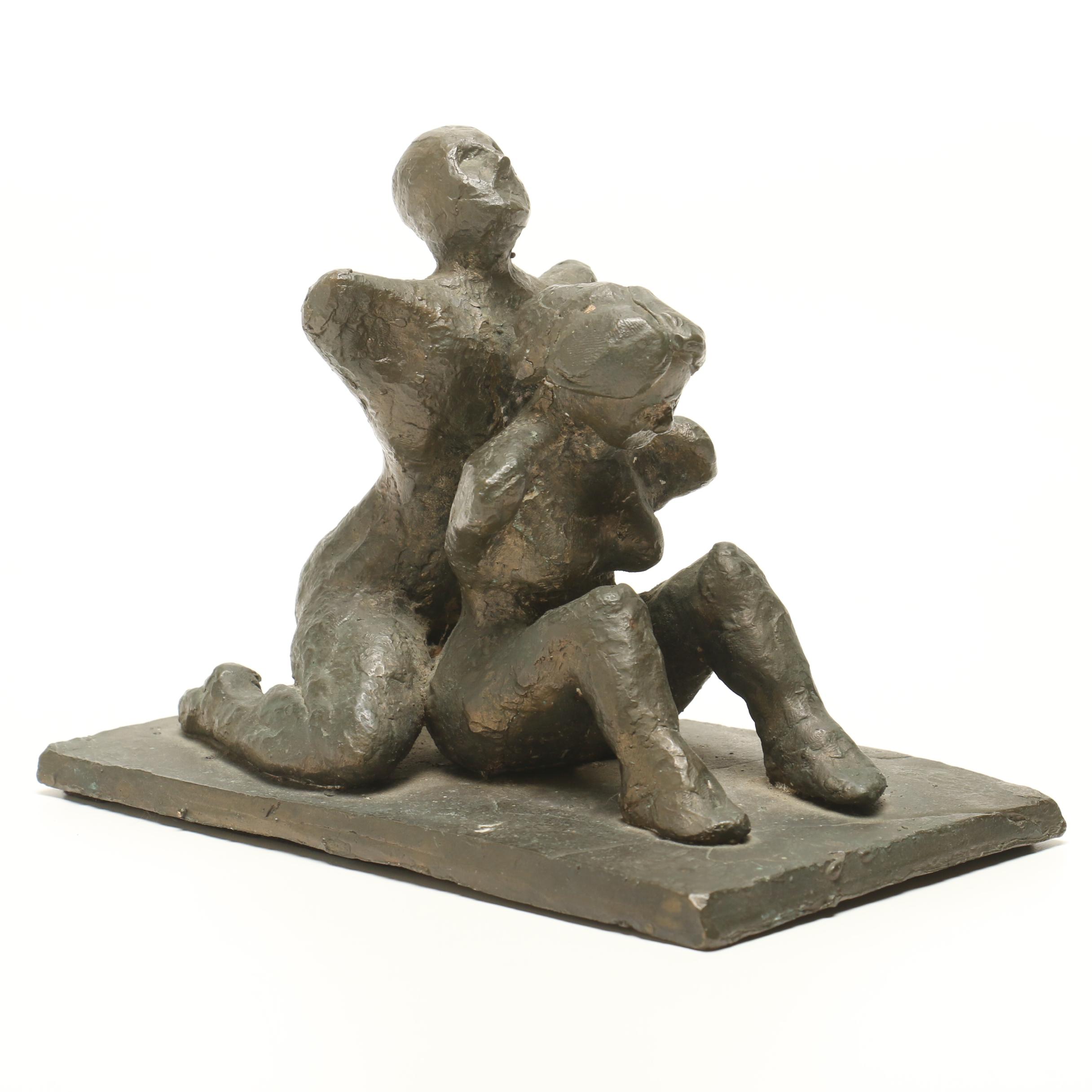 Jacques Lipchitz Bronze Sculpture "Attribution"
