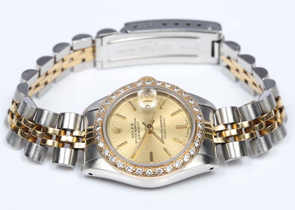 Rolex Oyster Perpetual Datejust Stainless Steel and 18K Yellow Gold Watch