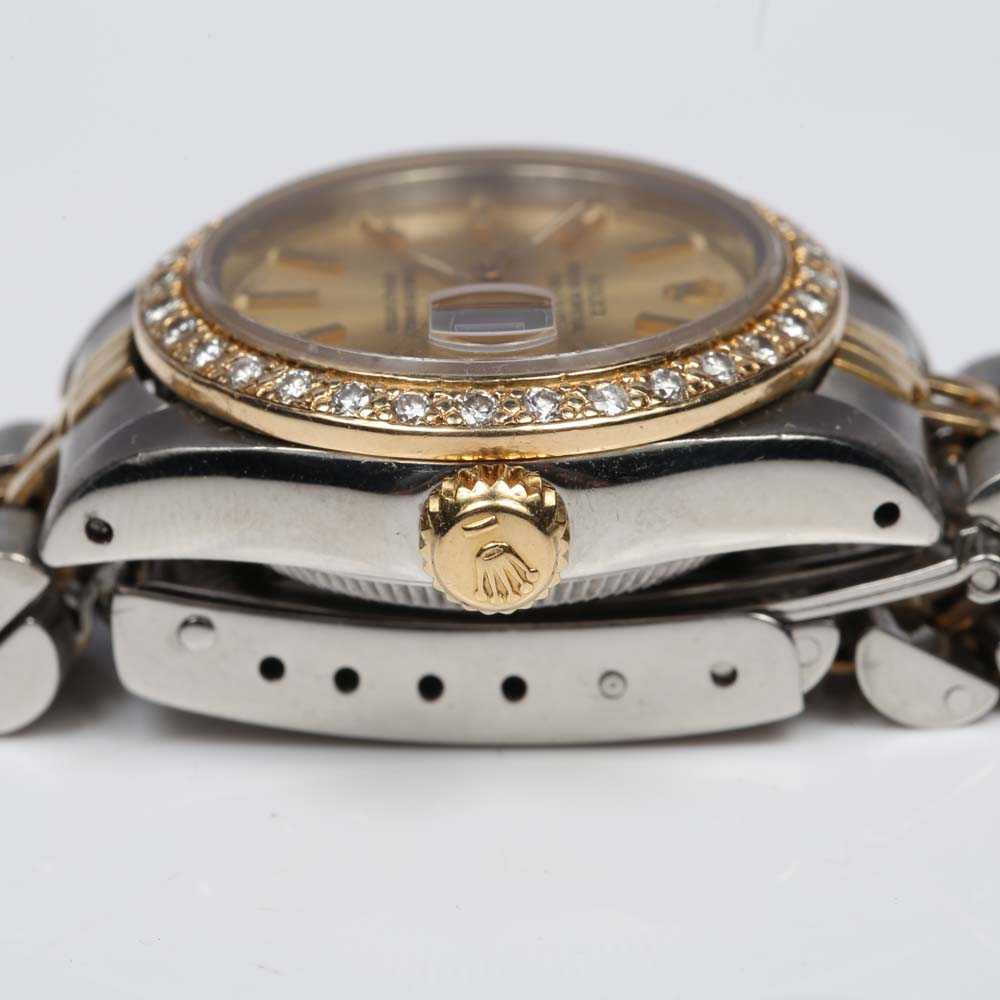 Rolex Oyster Perpetual Datejust Stainless Steel and 18K Yellow Gold Watch