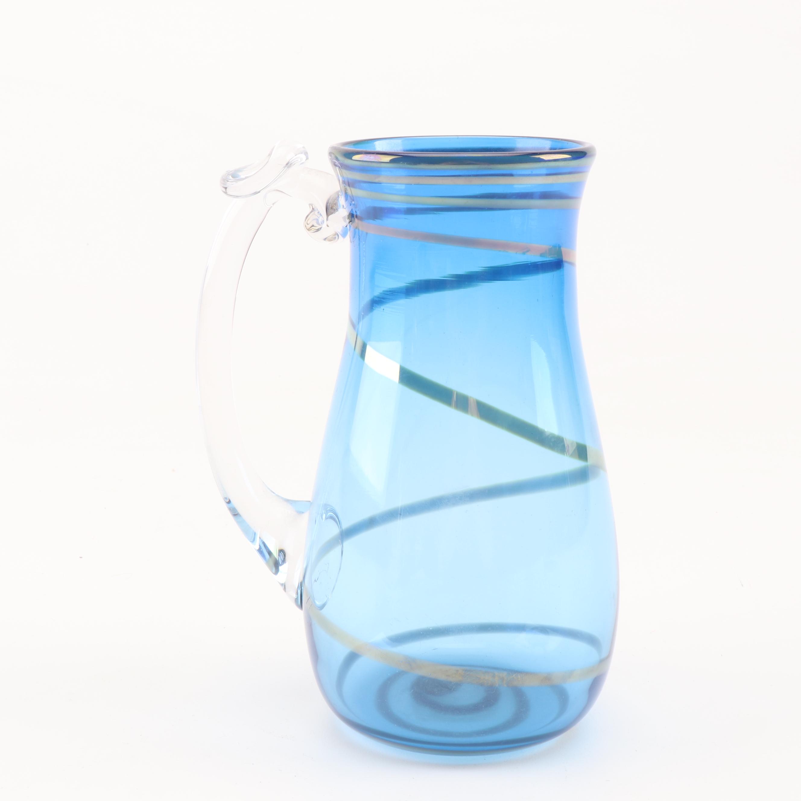 Miller Rogaska Bud Vase and Matthew Buechner Art Glass Candleholder