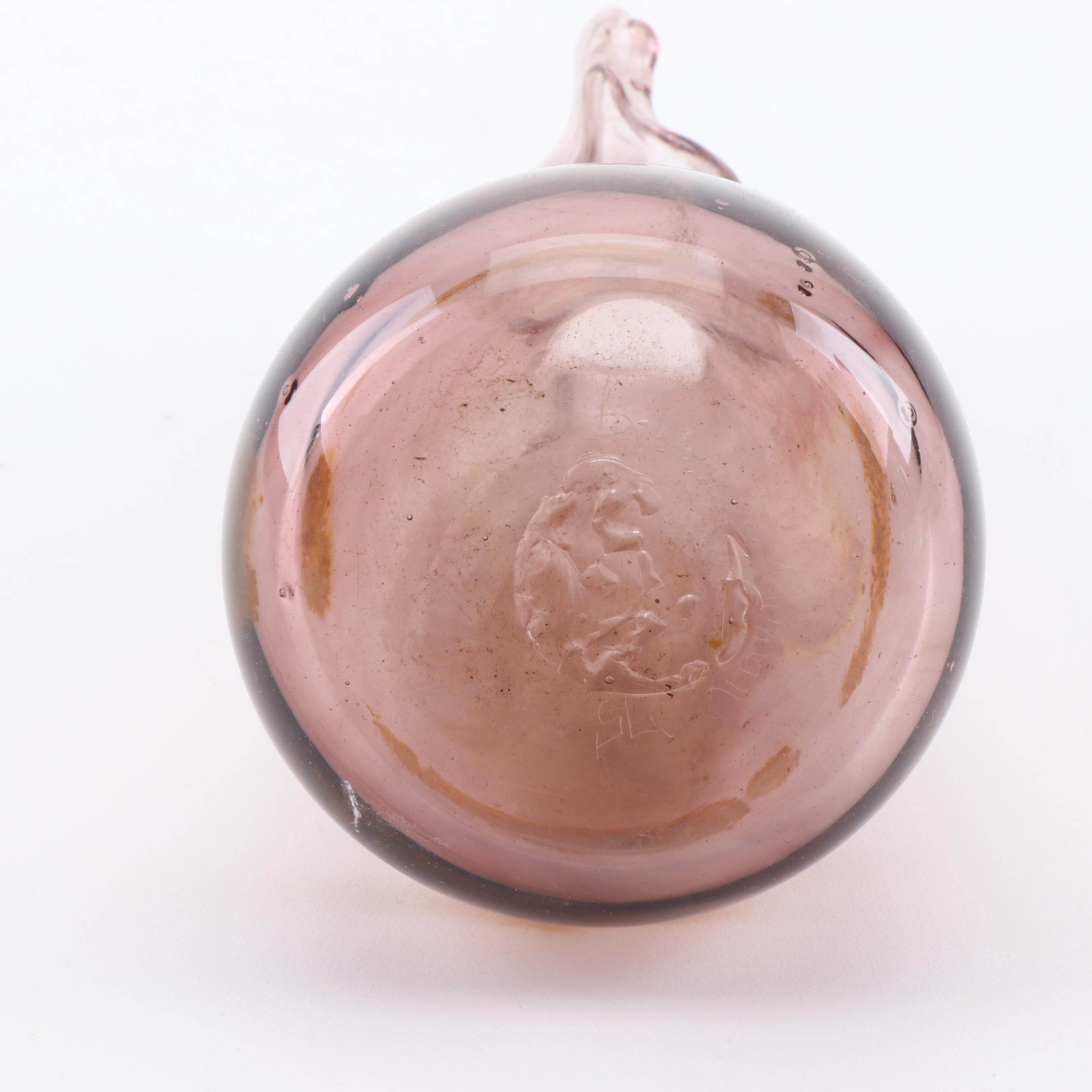 Miller Rogaska Bud Vase and Matthew Buechner Art Glass Candleholder