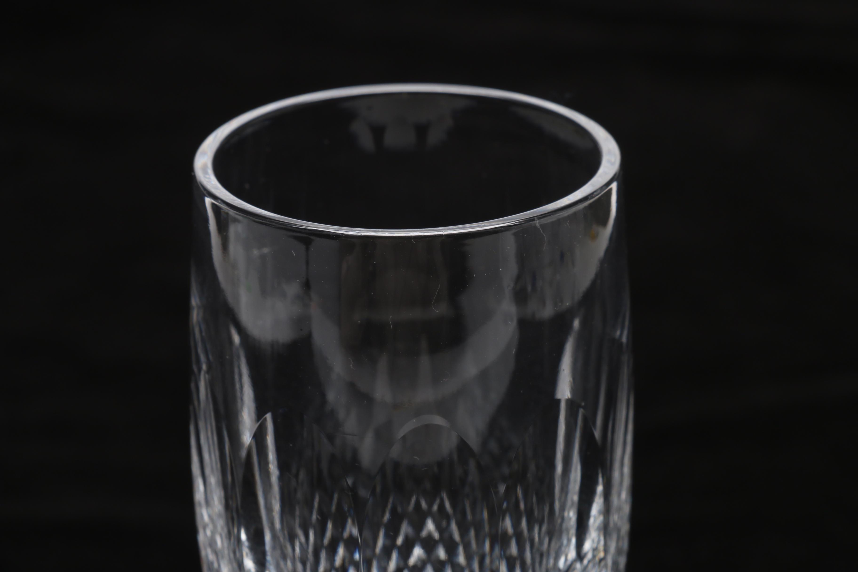 Waterford Crystal "Colleen" Short Stem Fluted Champagne Glasses