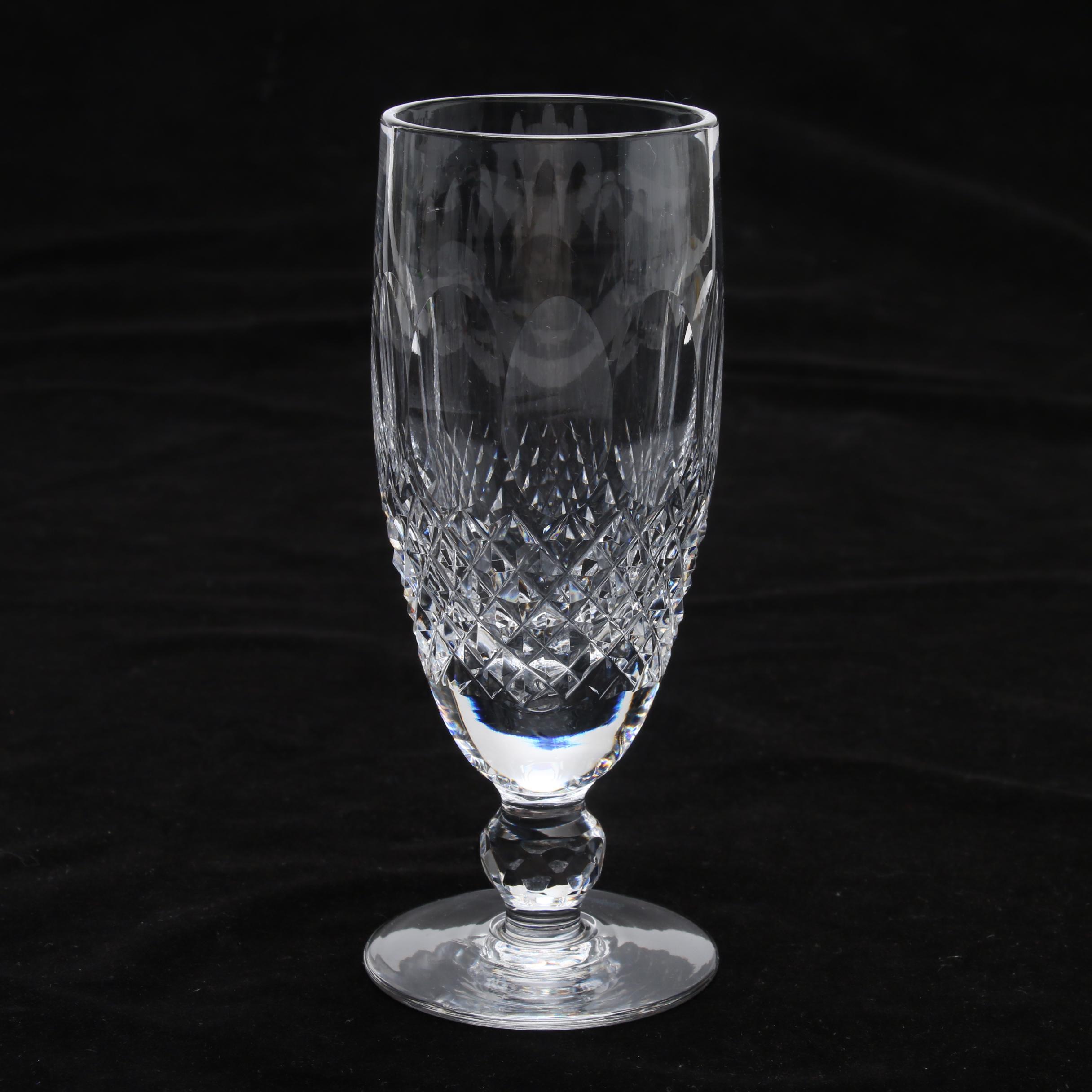 Waterford Crystal "Colleen" Short Stem Fluted Champagne Glasses