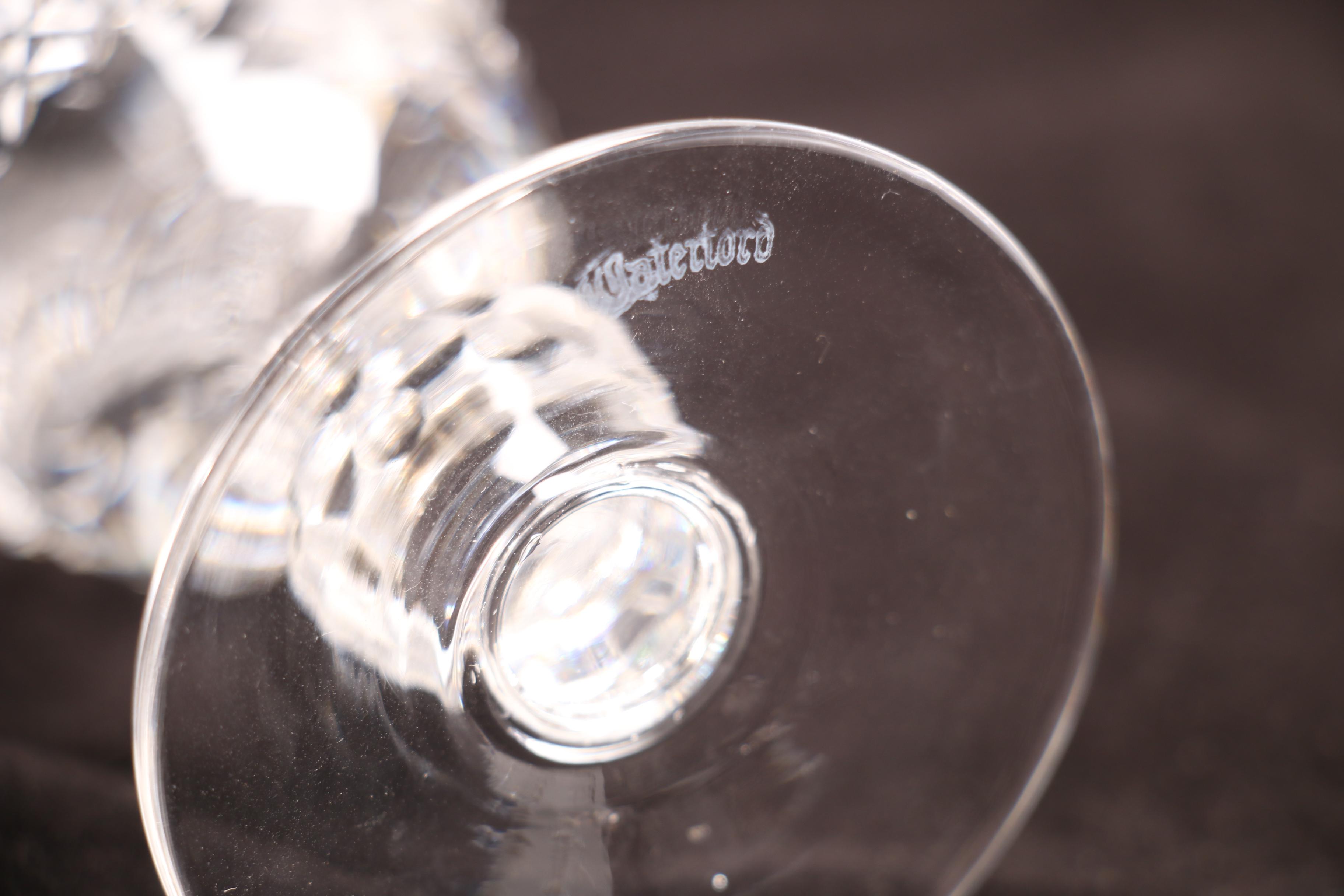 Waterford Crystal "Colleen" Short Stem Fluted Champagne Glasses