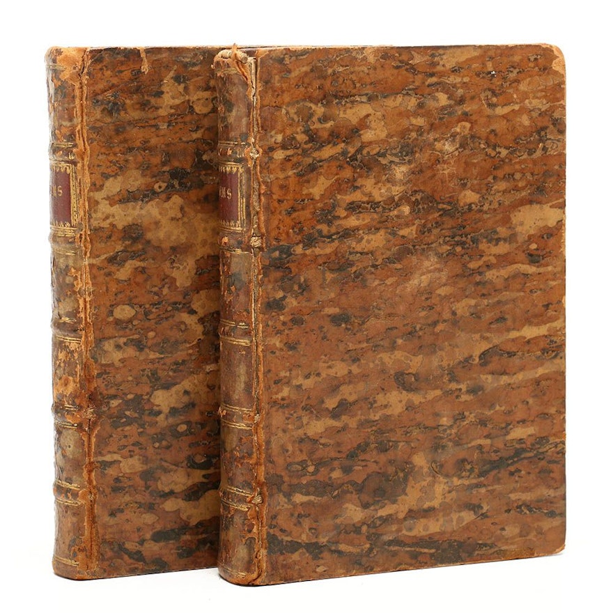 1768 First Edition "A Collection of Poems in Two Volumes by Several Hands"