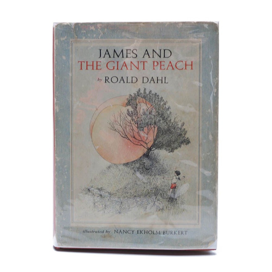 1961 First Edition, Second Printing "James and the Giant Peach" by Roald Dahl