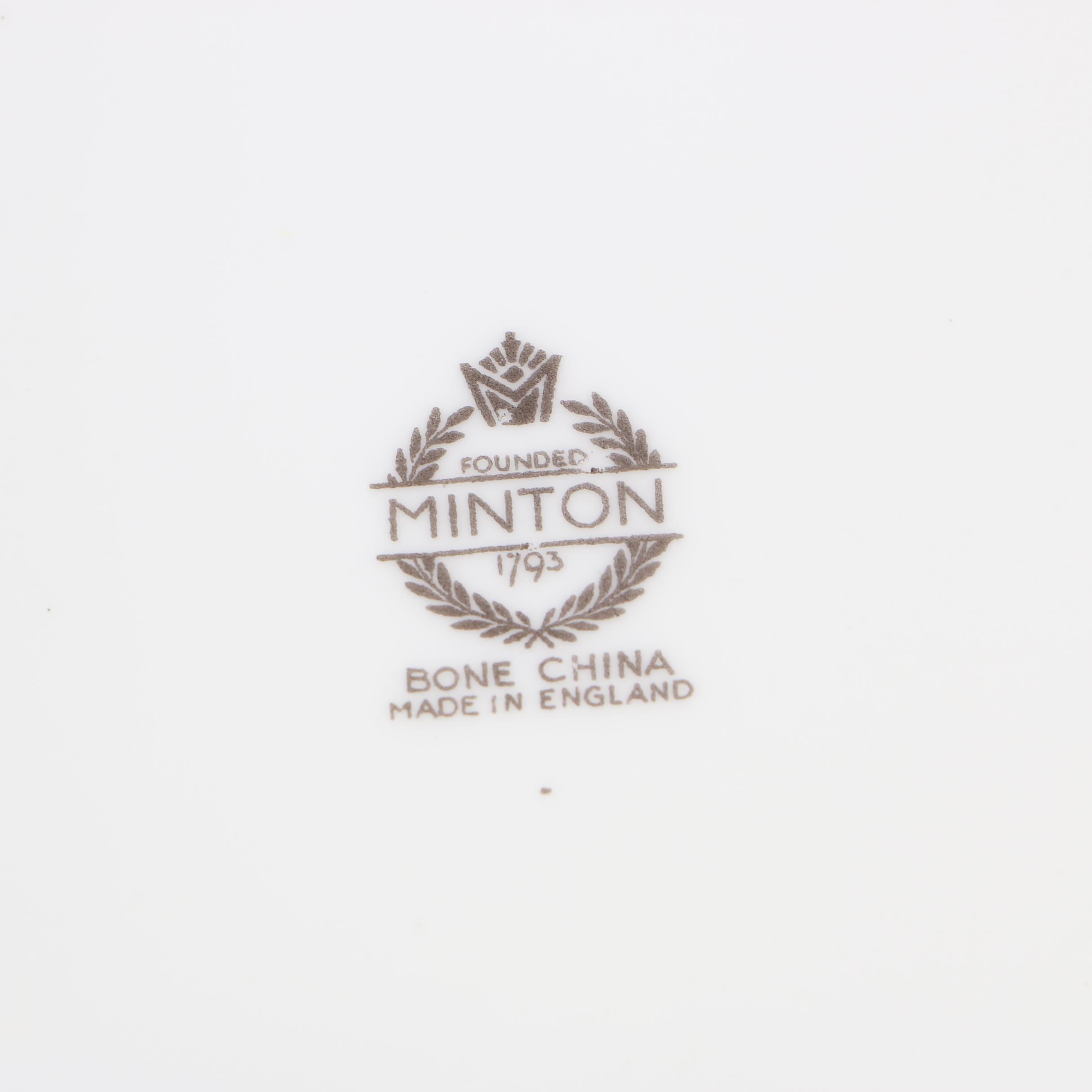 Minton "Prince Philip Green" Bone China Dinnerware