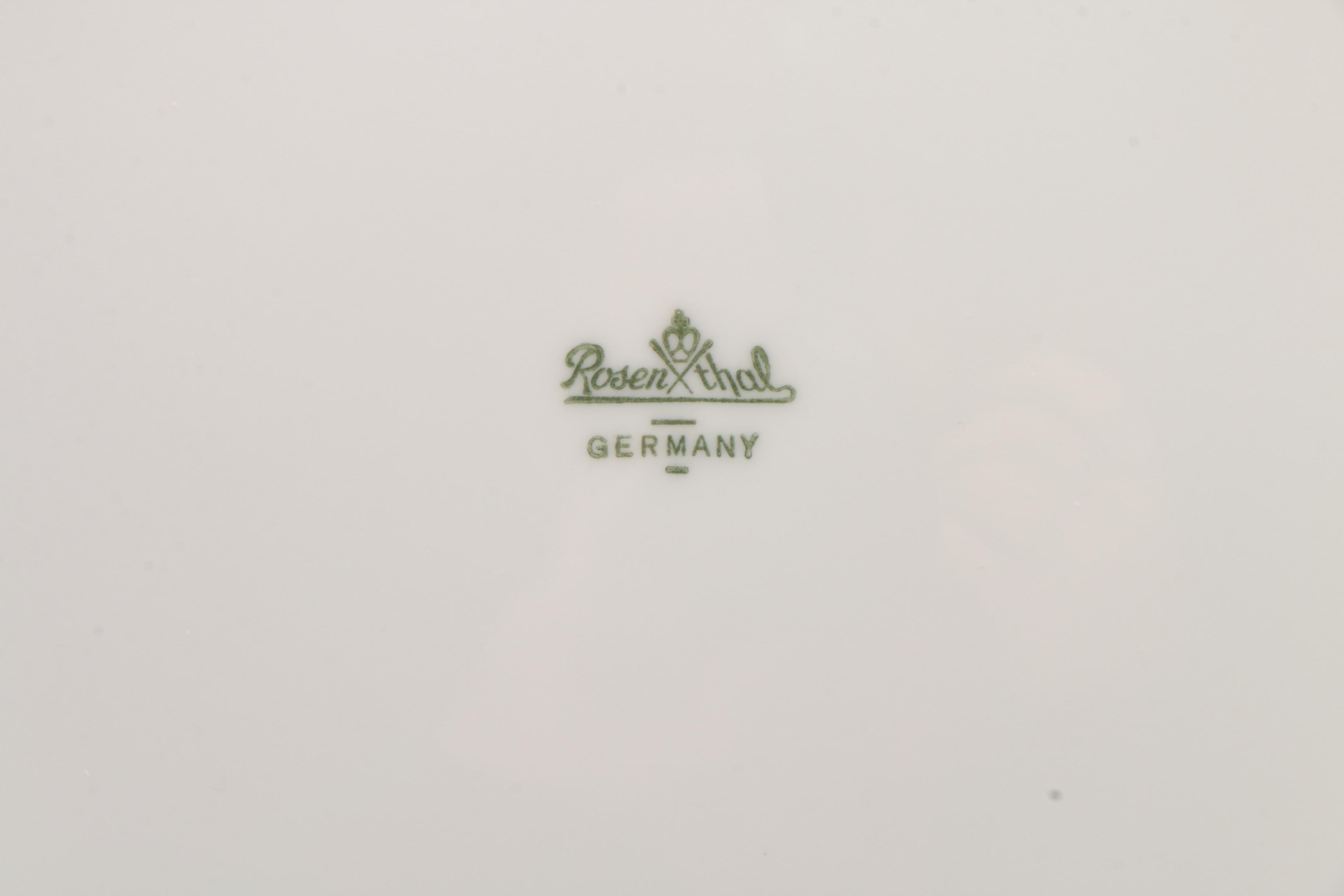 Rosenthal "Commedia Dell' Arte" Plates One Signed by Bjørn Wiinblad