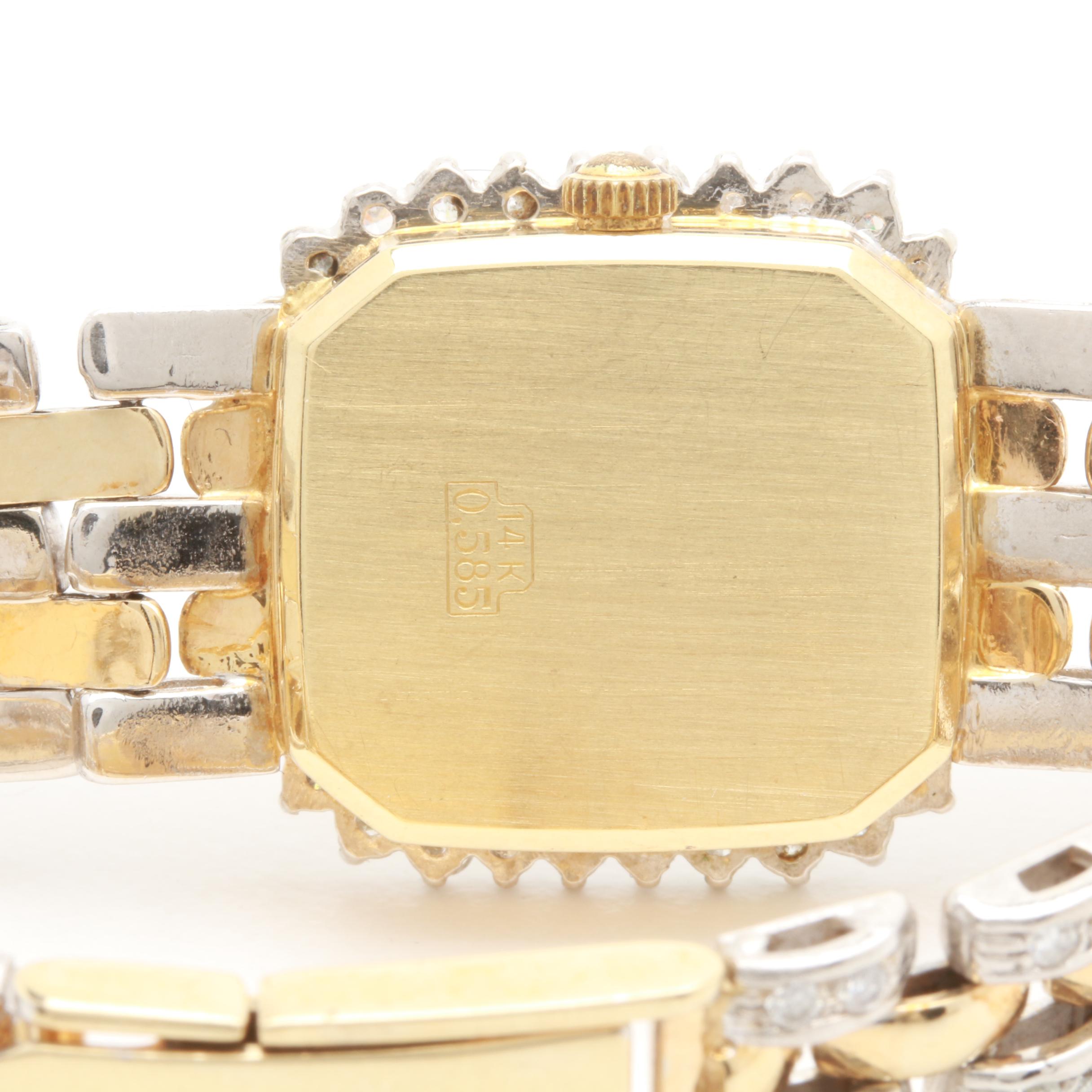 Geneve 14K Yellow Gold 2.75 CTW Diamond Watch