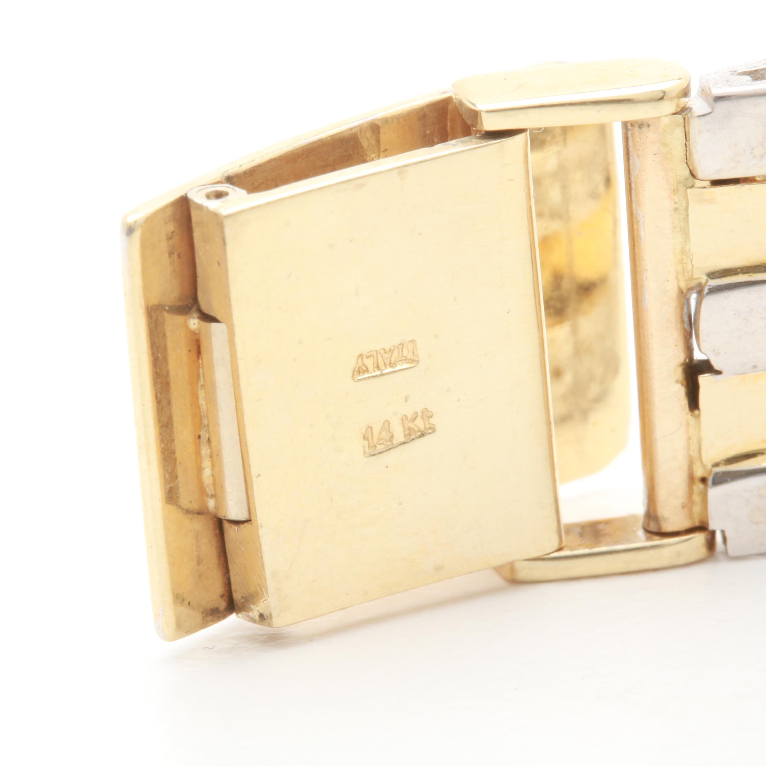 Geneve 14K Yellow Gold 2.75 CTW Diamond Watch