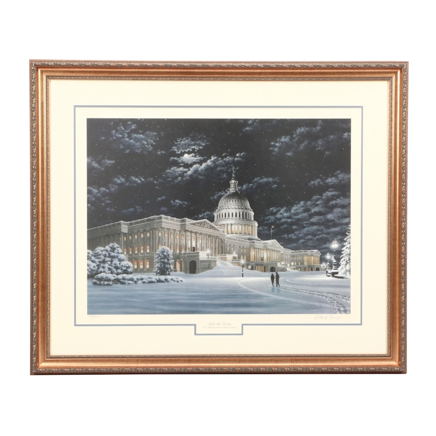 Peter Sawyer Limited Edition Offset Lithograph "After the Storm"