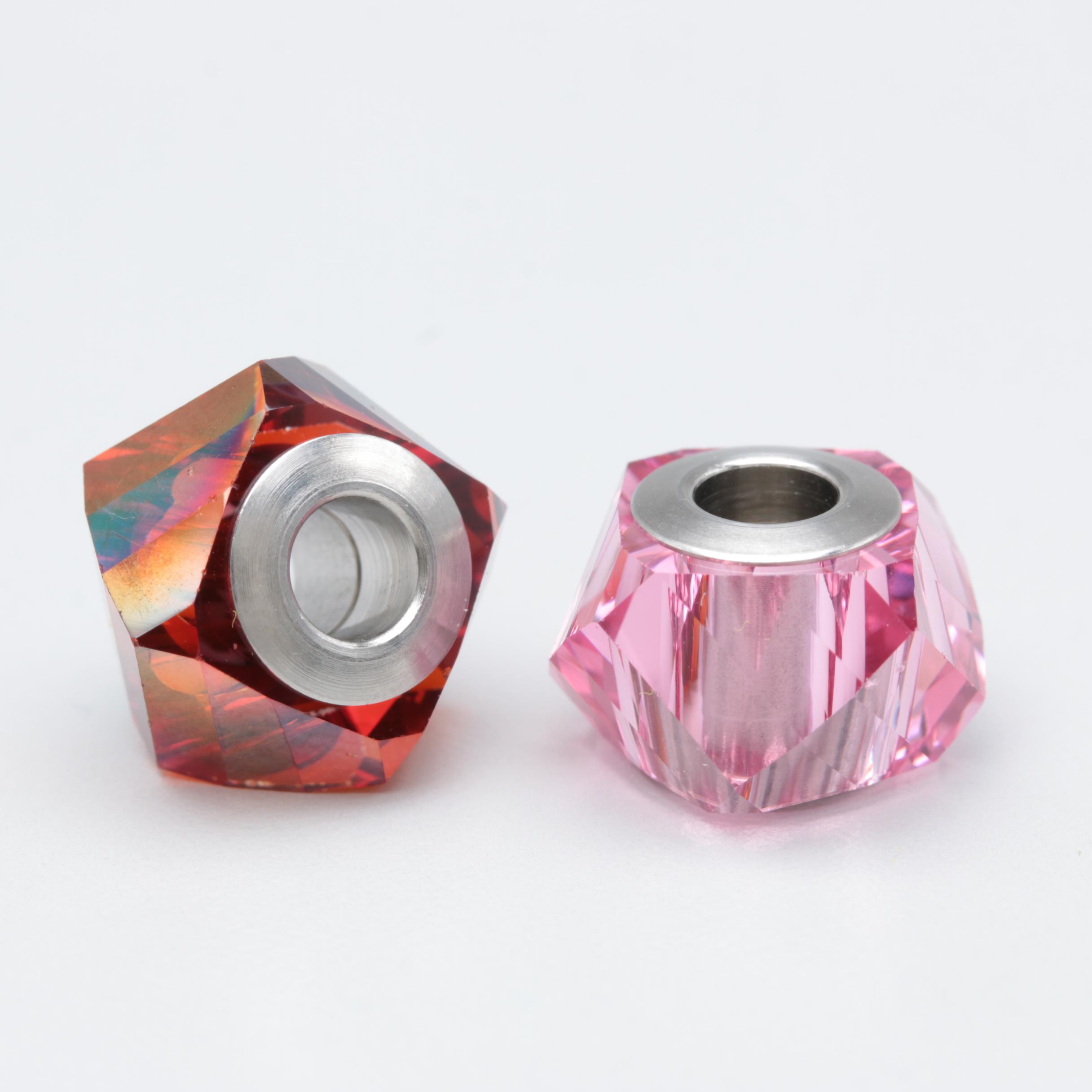 Sterling Silver and Silver Tone Charms Including Disney, Enamel and Glass