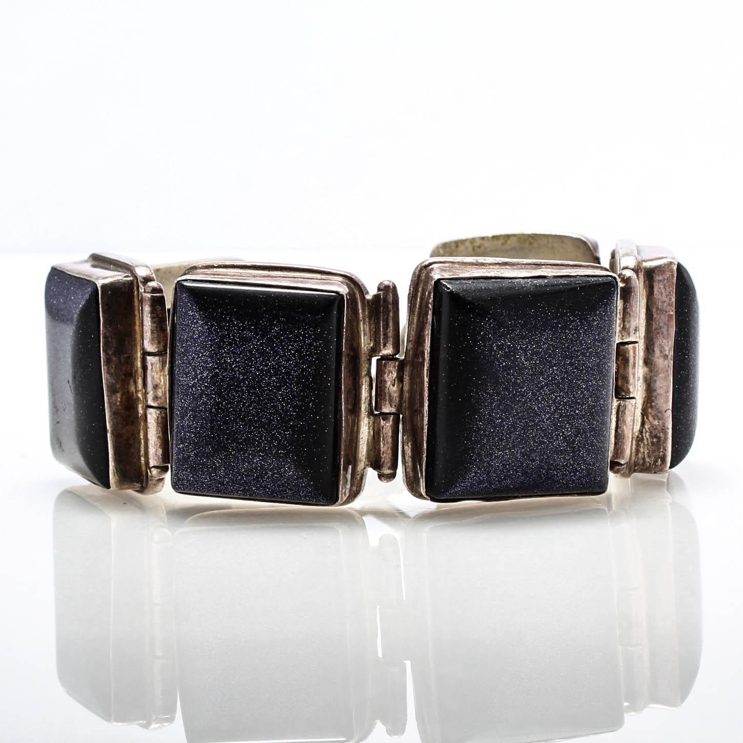 Sterling Silver Sunstone Bracelet