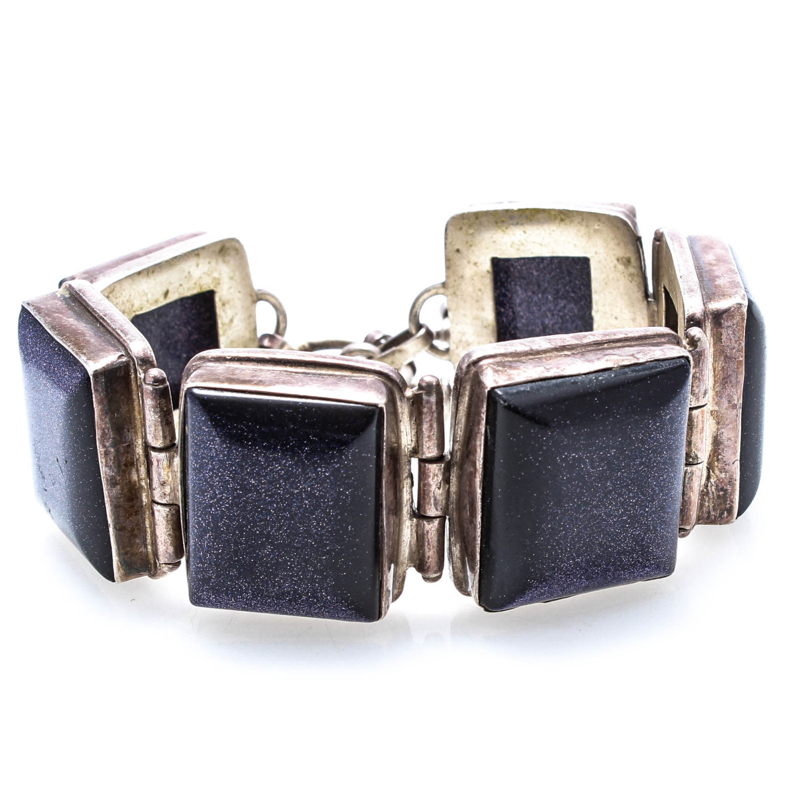 Sterling Silver Sunstone Bracelet