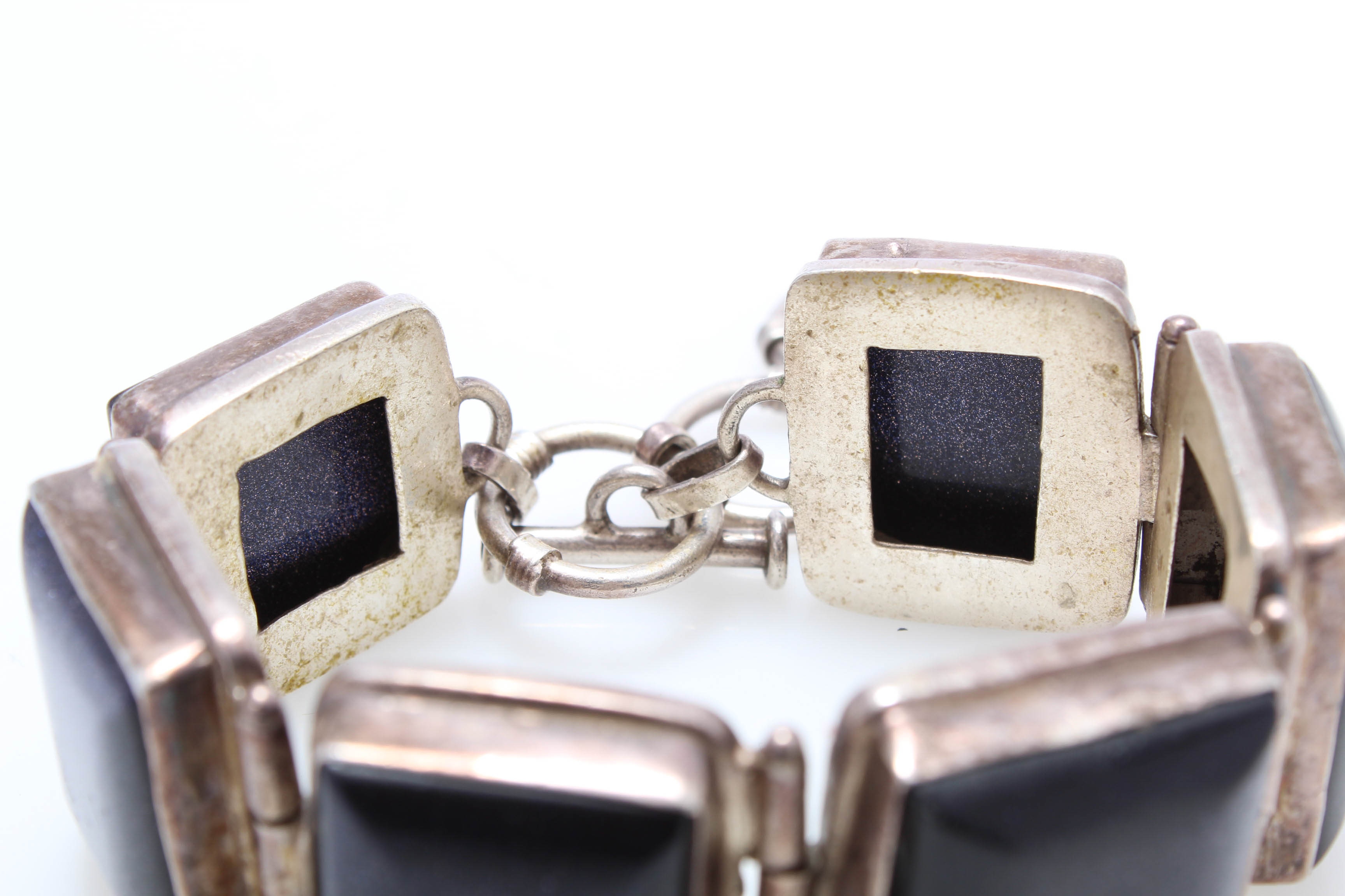 Sterling Silver Sunstone Bracelet