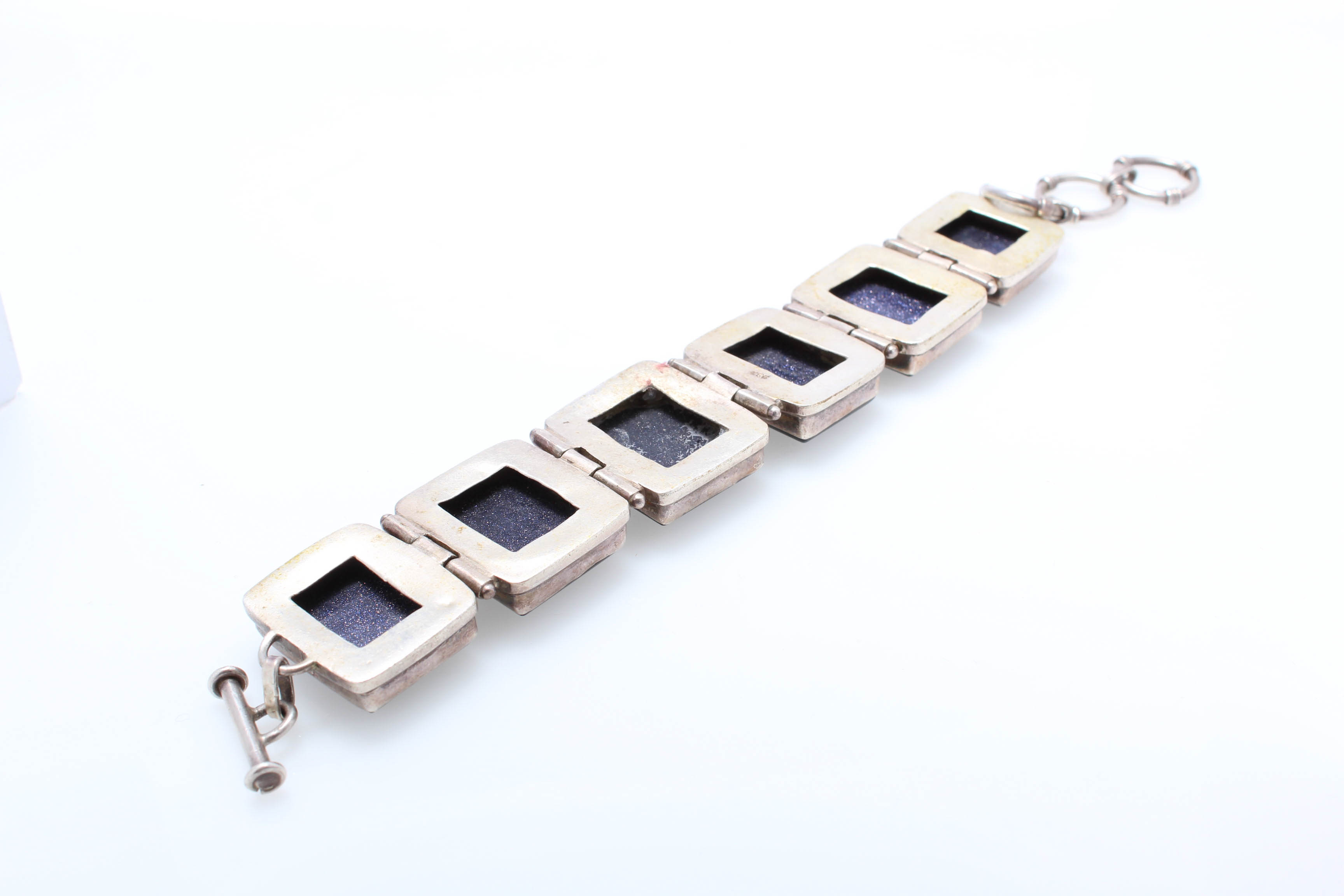 Sterling Silver Sunstone Bracelet
