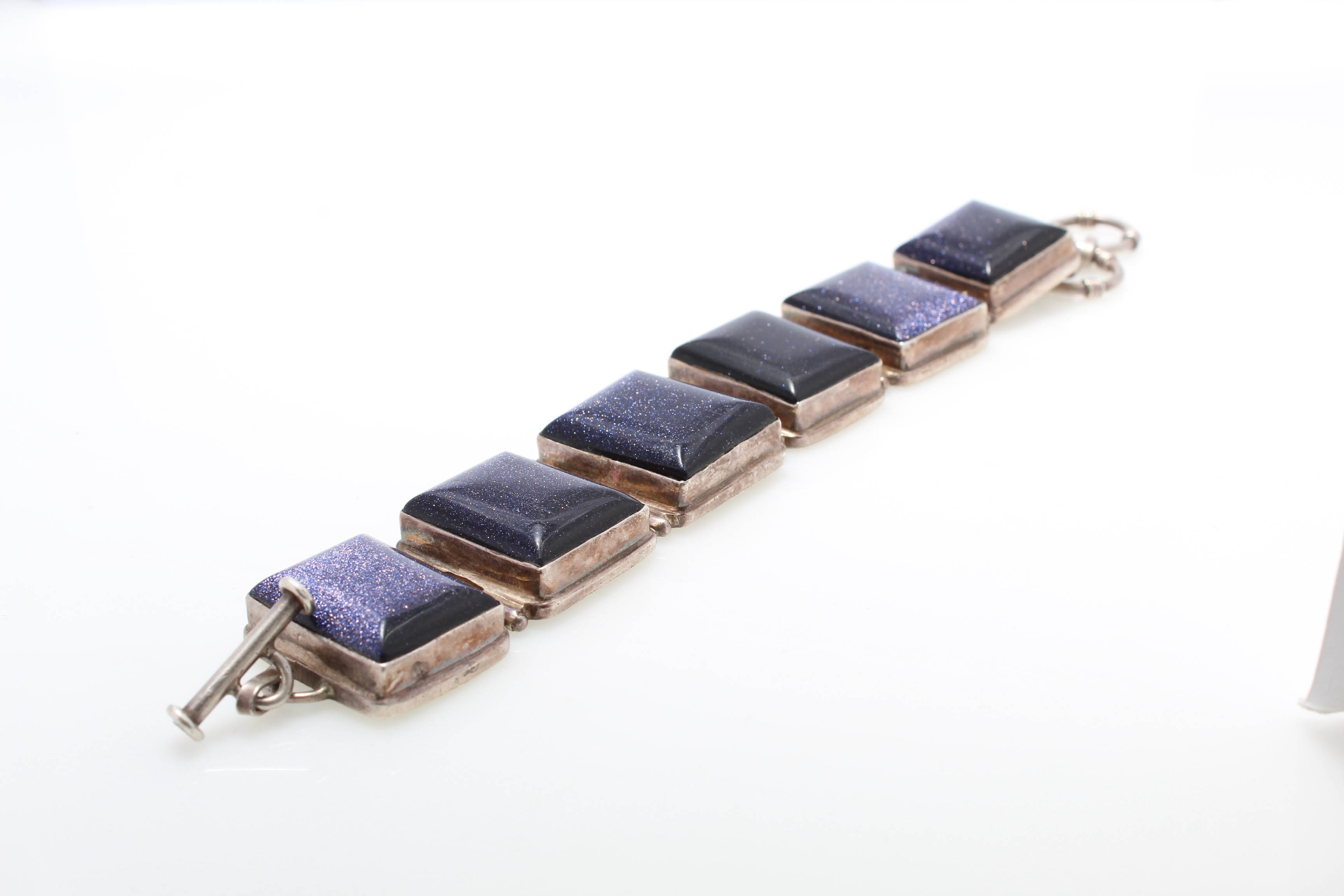 Sterling Silver Sunstone Bracelet