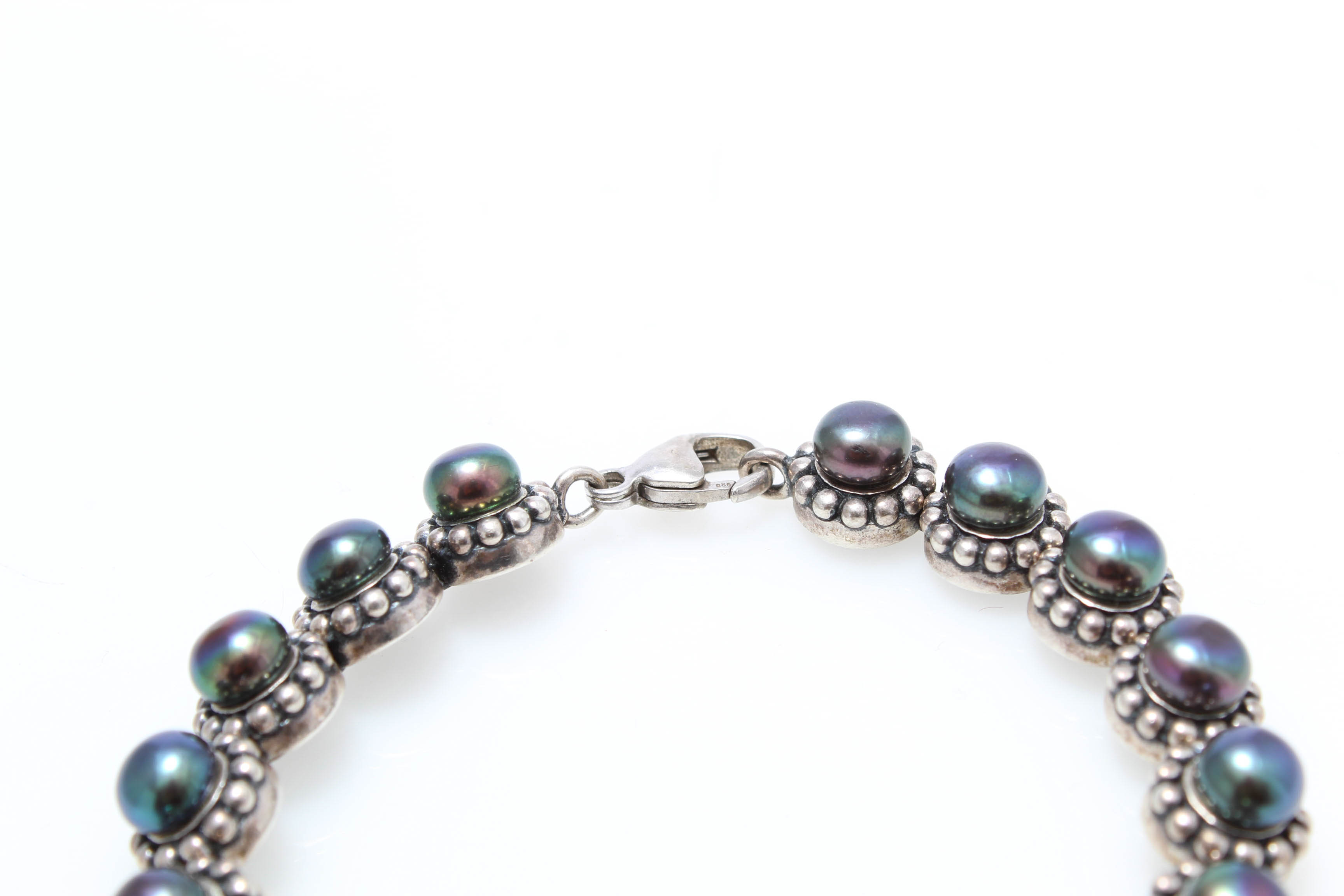 Sterling Silver Cultured Freshwater Pearl Bracelet