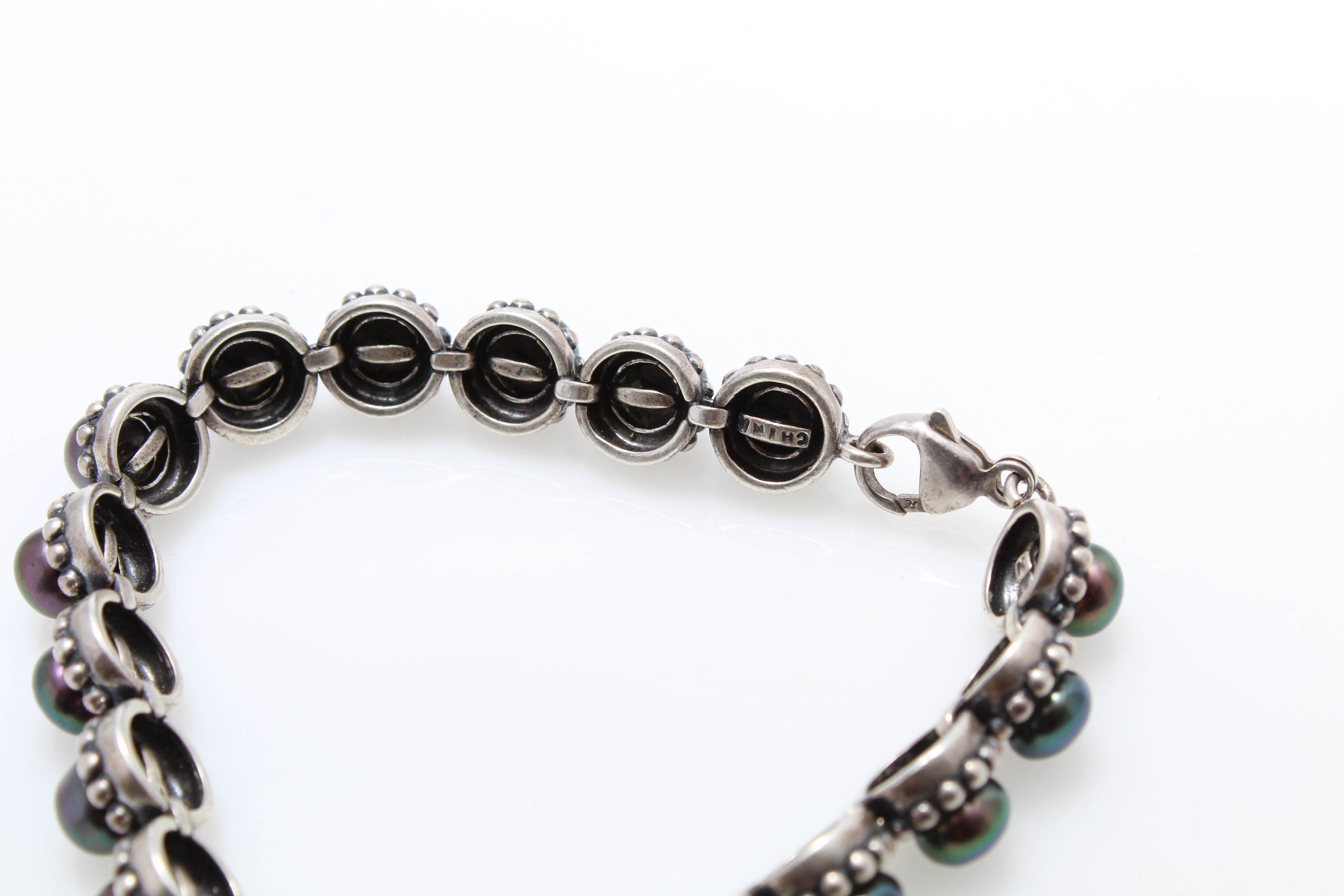 Sterling Silver Cultured Freshwater Pearl Bracelet