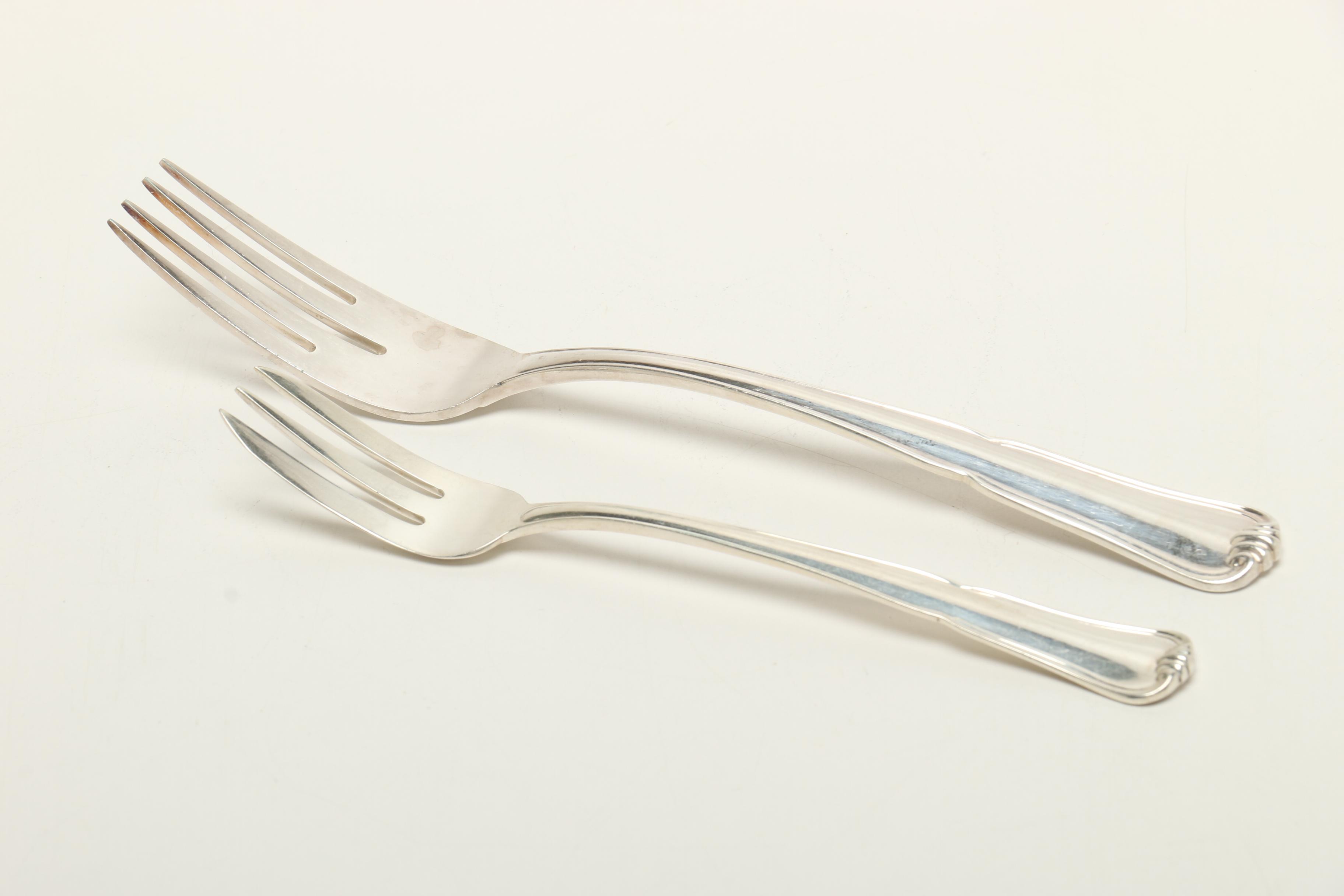 Rostfrei Solingen German 800 Silver Flatware in Case