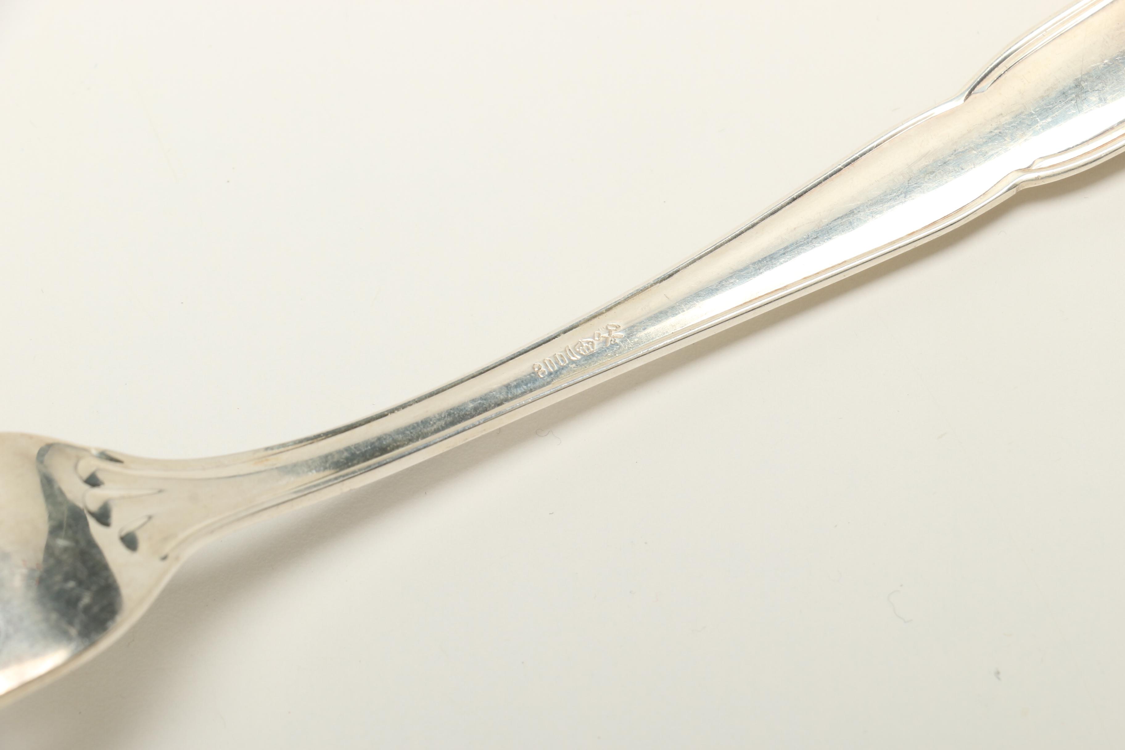 Rostfrei Solingen German 800 Silver Flatware in Case